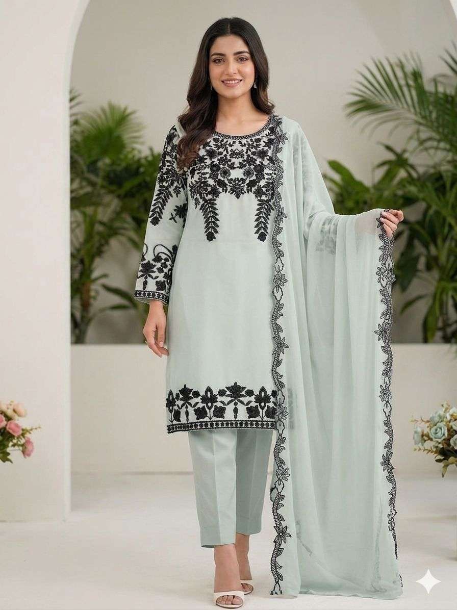 LG 2098 GEORGETTE SEQUENCE DESIGNER PARTY WEAR LADIES SUIT