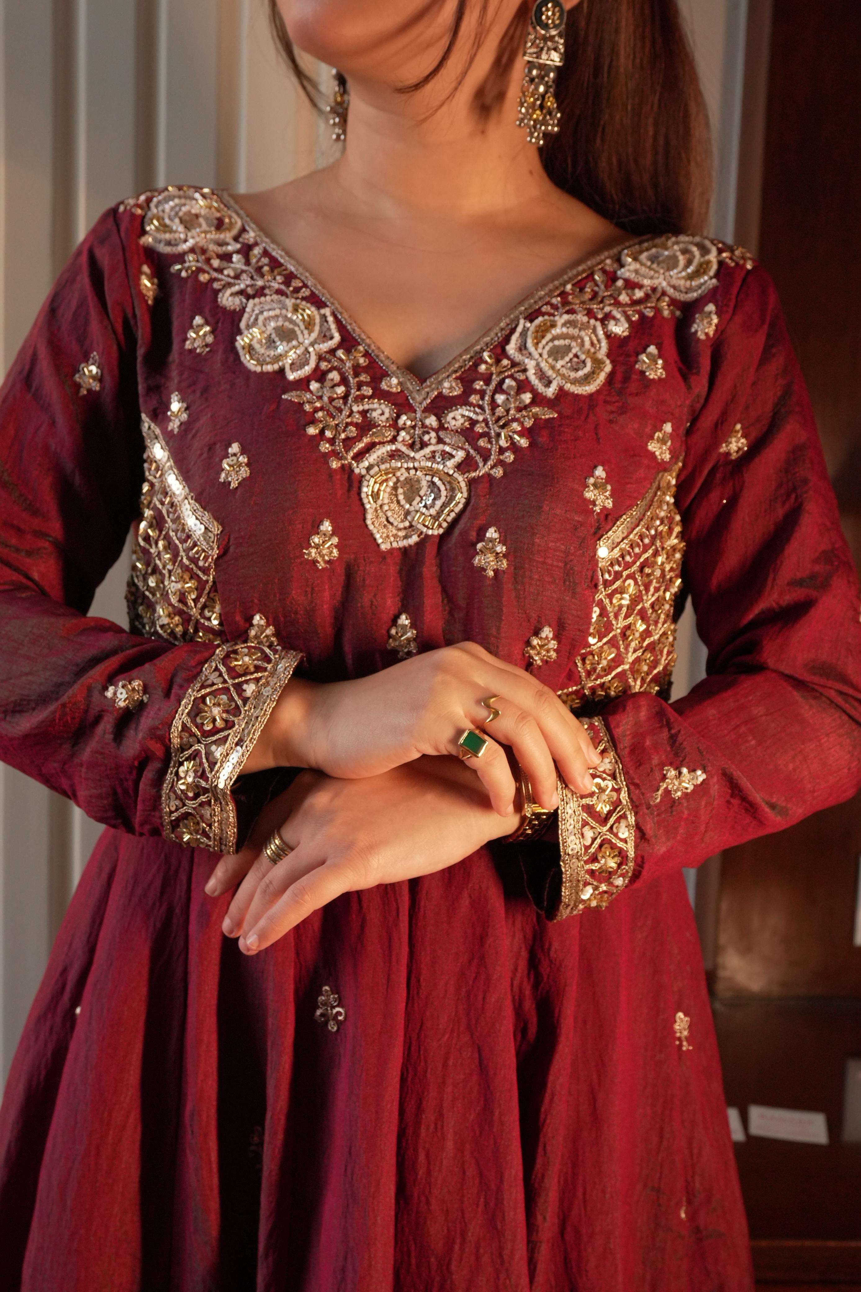LM 19 SILK DESIGNER PARTY WEAR LADIES GOWN PANT WITH DUPATTA COMBO SET 