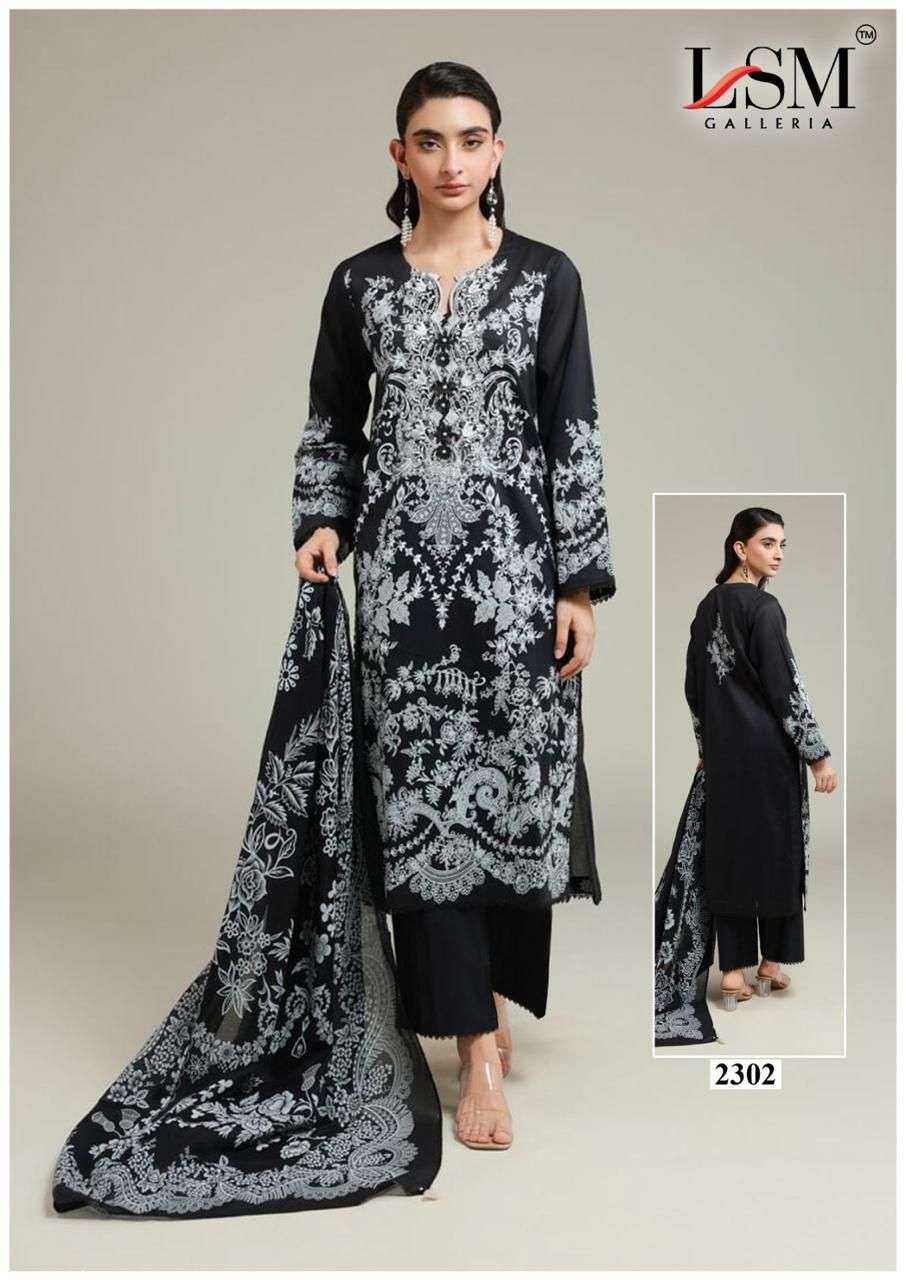 LSM GALLERIA PARIAN DREAM HEAVY LUXURY LAWN READY MADE COLLECTION VOL 23 