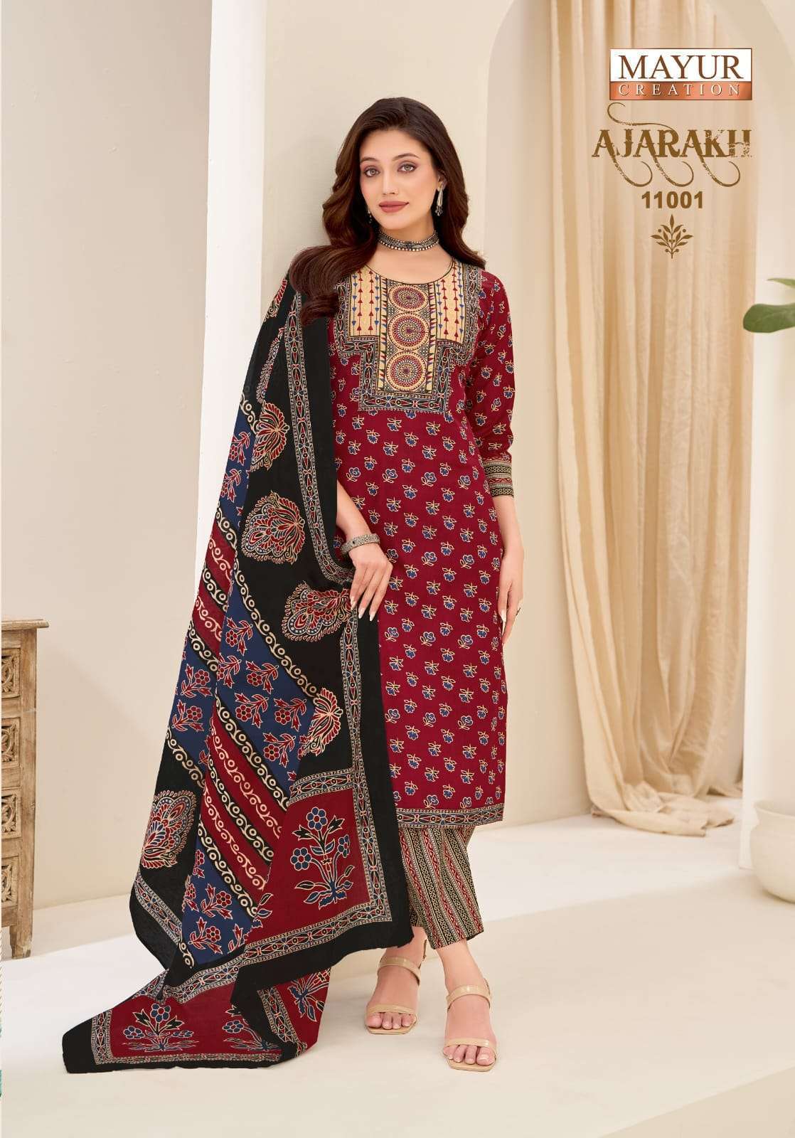 MAYUR CREATION AJRAKH VOL 11 READY MADE COLLECTION 