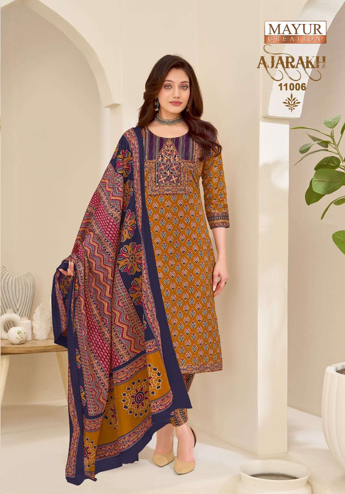 MAYUR CREATION AJRAKH VOL 11 READY MADE COLLECTION 