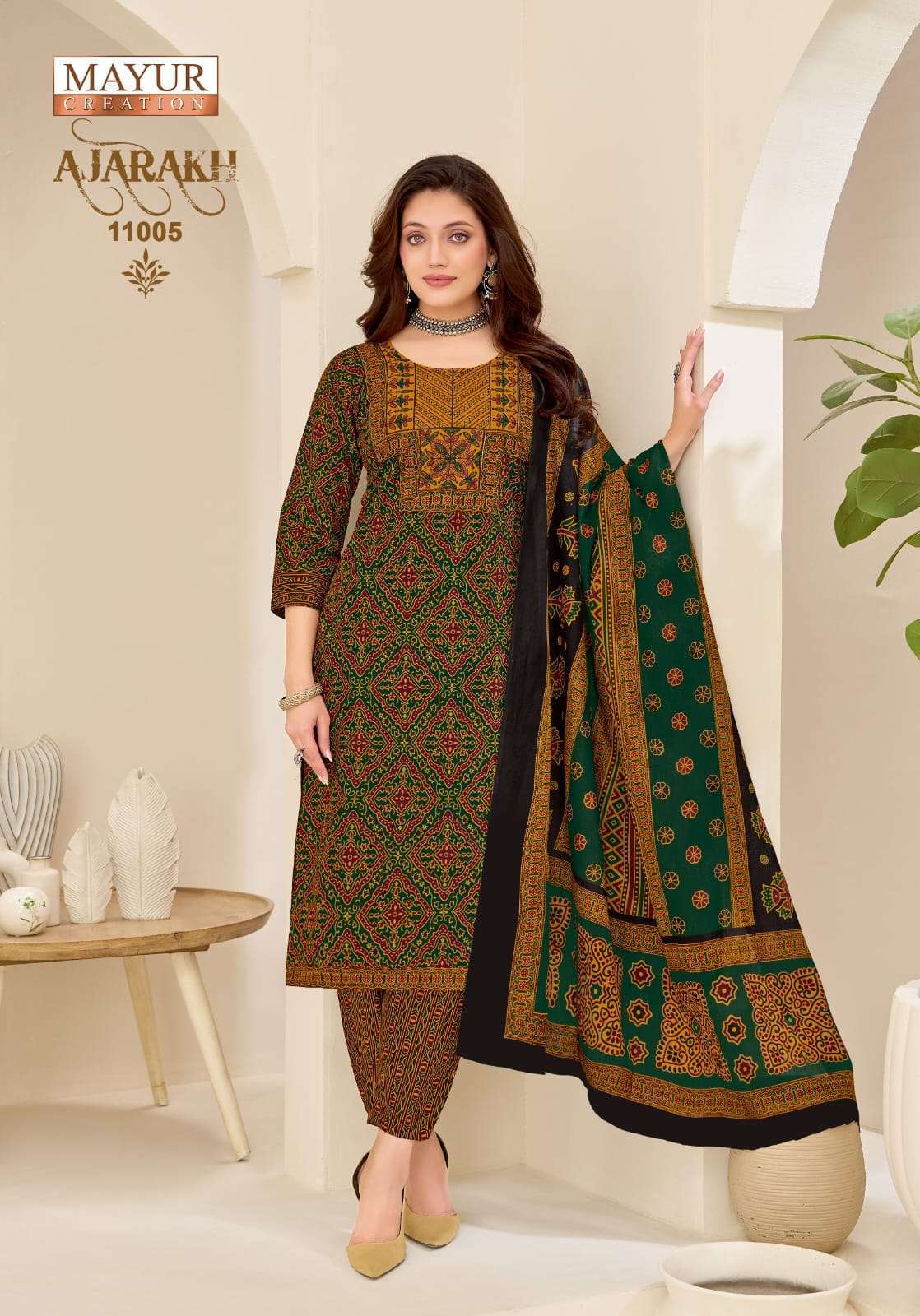 MAYUR CREATION AJRAKH VOL 11 READY MADE COLLECTION 