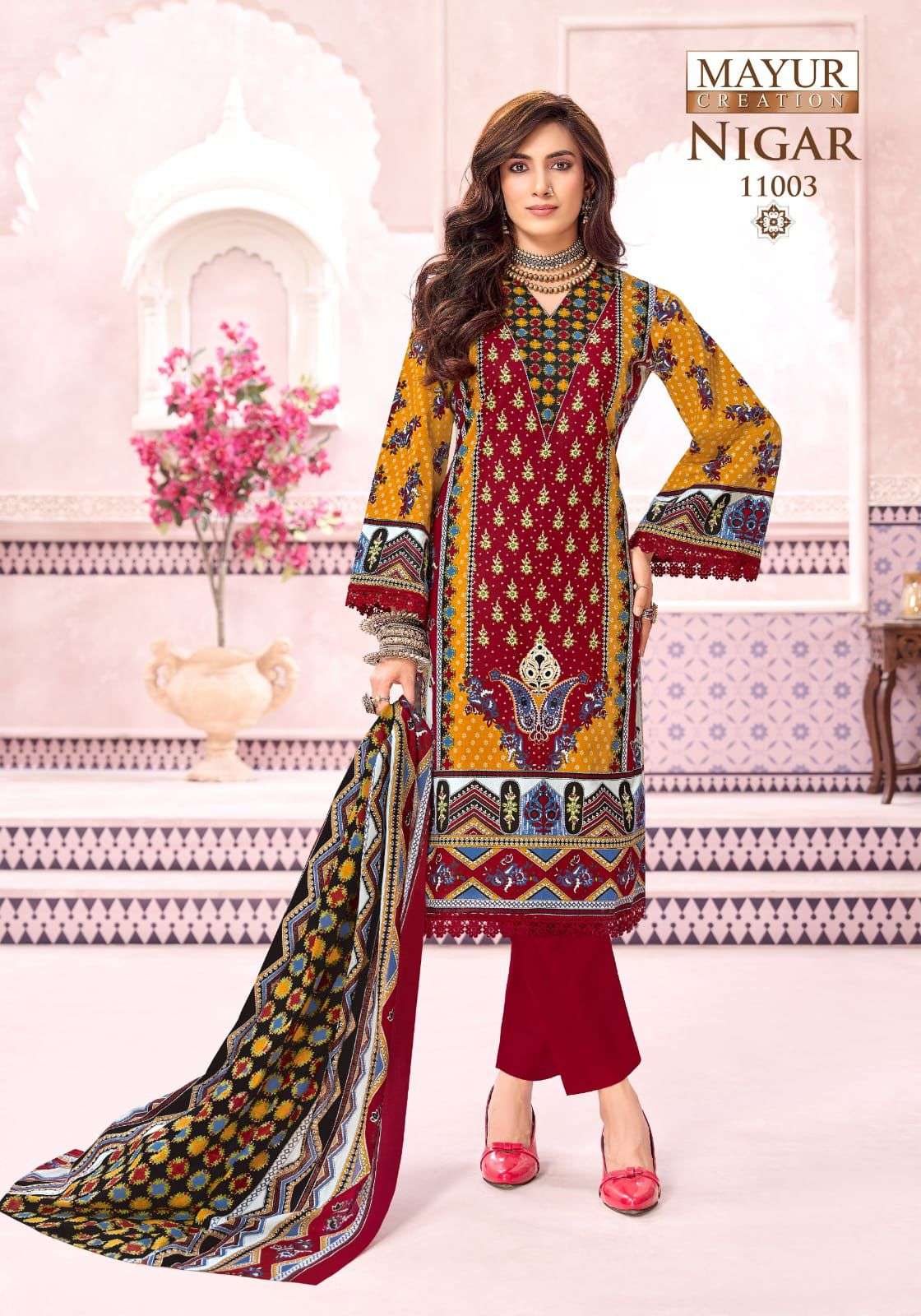MAYUR CREATION NIGAR VOL 11 COTTON DIGITAL KARACHI PRINT SALWAR SUIT