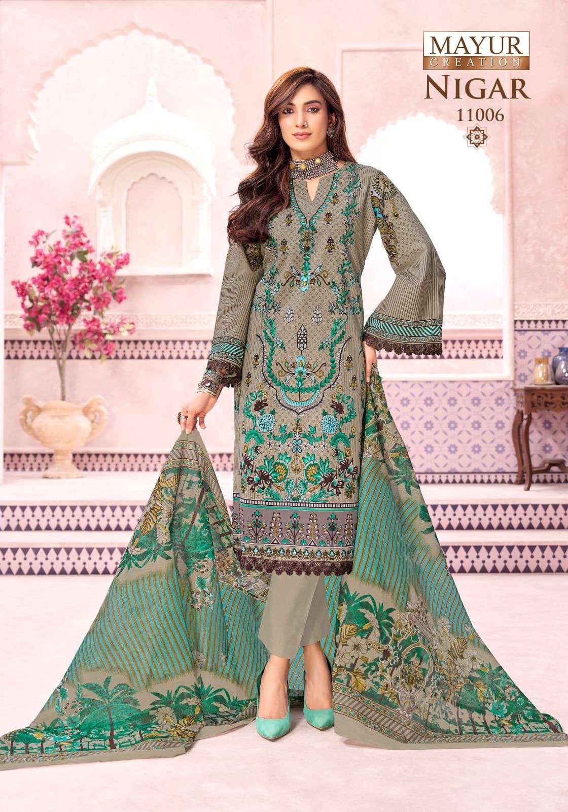 MAYUR CREATION NIGAR VOL 11 COTTON DIGITAL KARACHI PRINT SALWAR SUIT