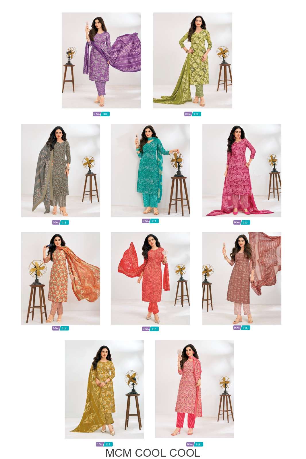 MCM LIFESTYLE COOL COOL COTTON PRINTED LADIES KURTI BOTTOM AND DUPATTA SET 