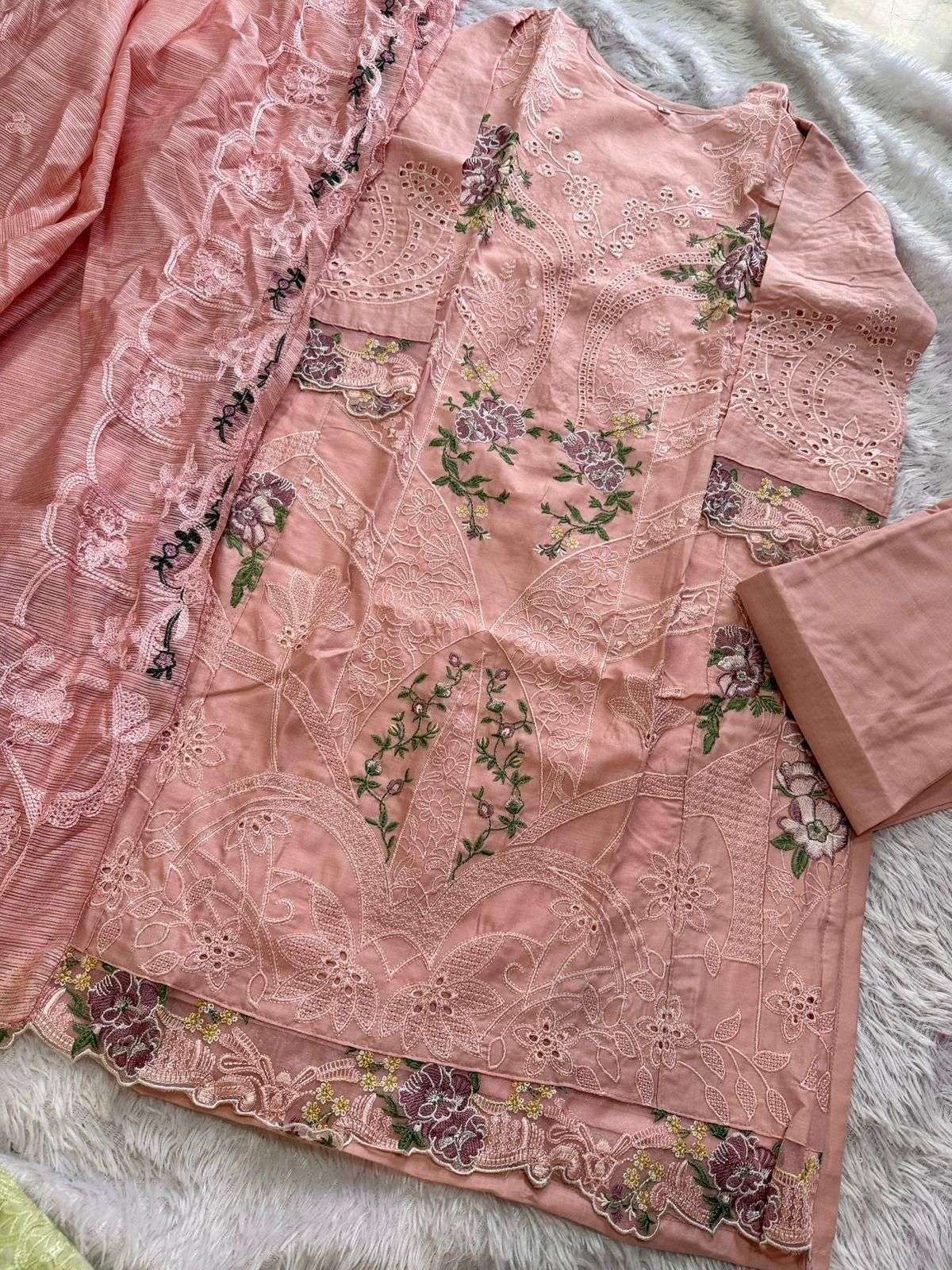 MEHBOOB TEX D NO 2025 & 2026 COTTON WITH HEAVY EMBROIDERY DESIGNER WORK SUIT