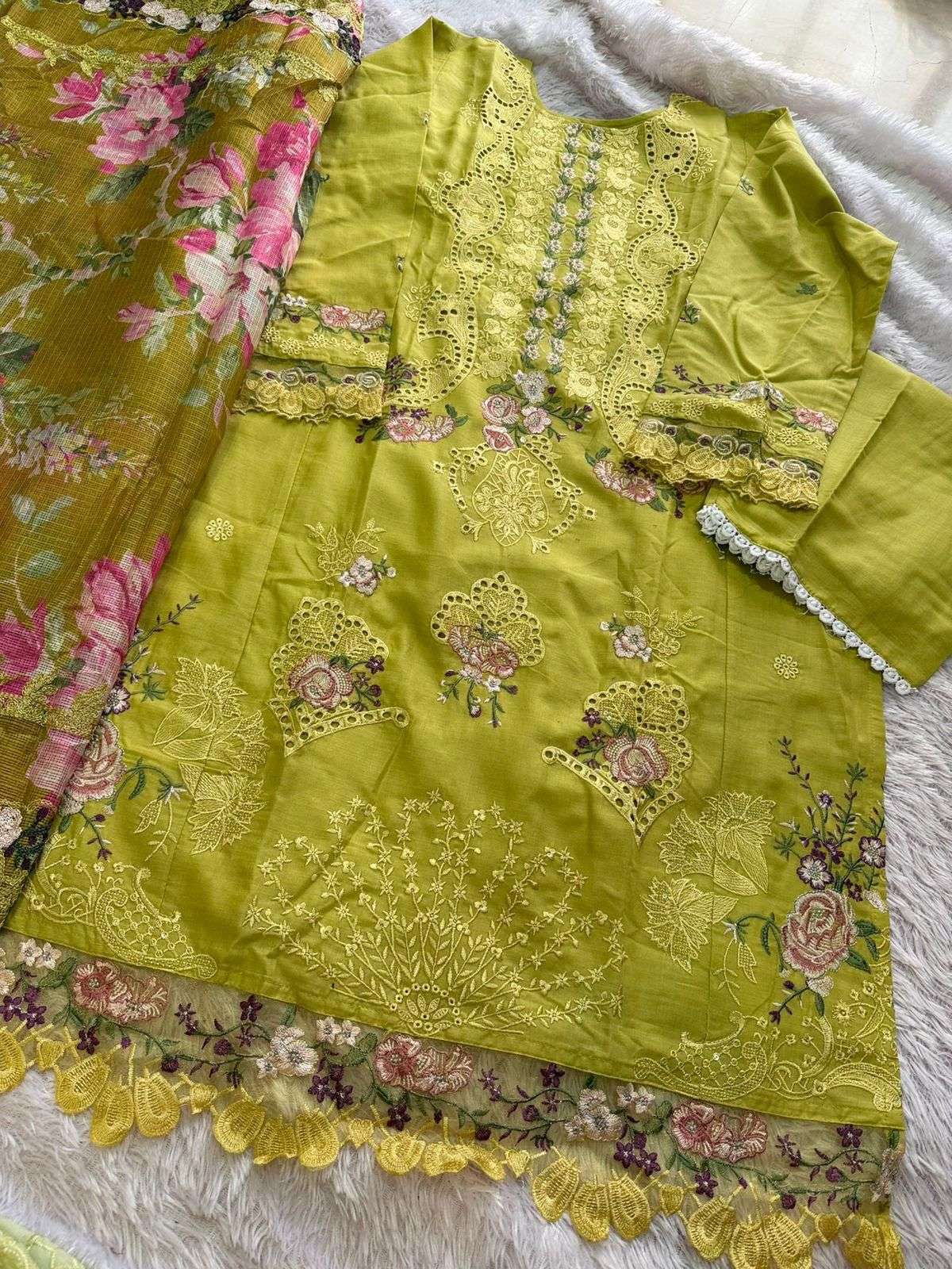 MEHBOOB TEX D NO 2025 & 2026 COTTON WITH HEAVY EMBROIDERY DESIGNER WORK SUIT