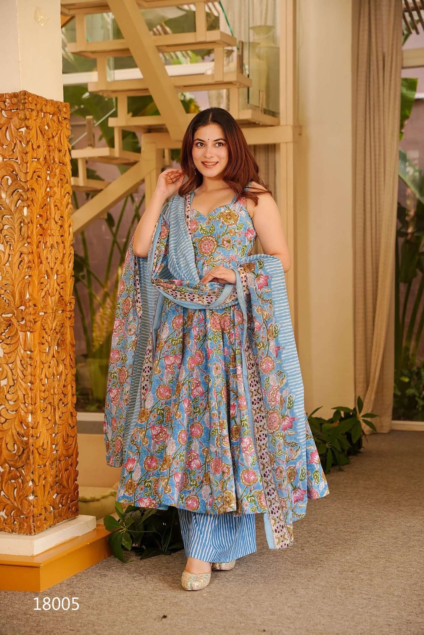 MF CLORA VOL 18 MUSLIN PRINTED FANCY LOOK READY LADIES 3PCS SET COLLECTION 