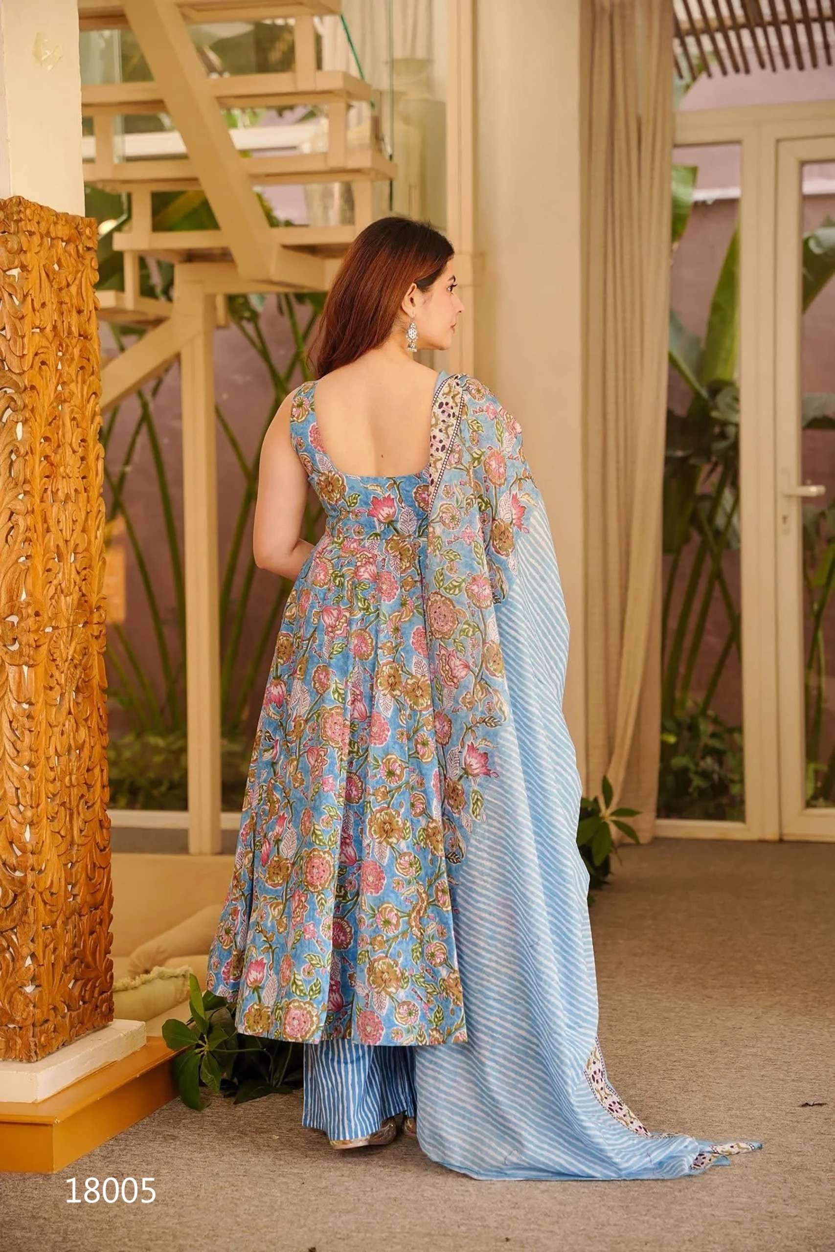 MF CLORA VOL 18 MUSLIN PRINTED FANCY LOOK READY LADIES 3PCS SET COLLECTION 