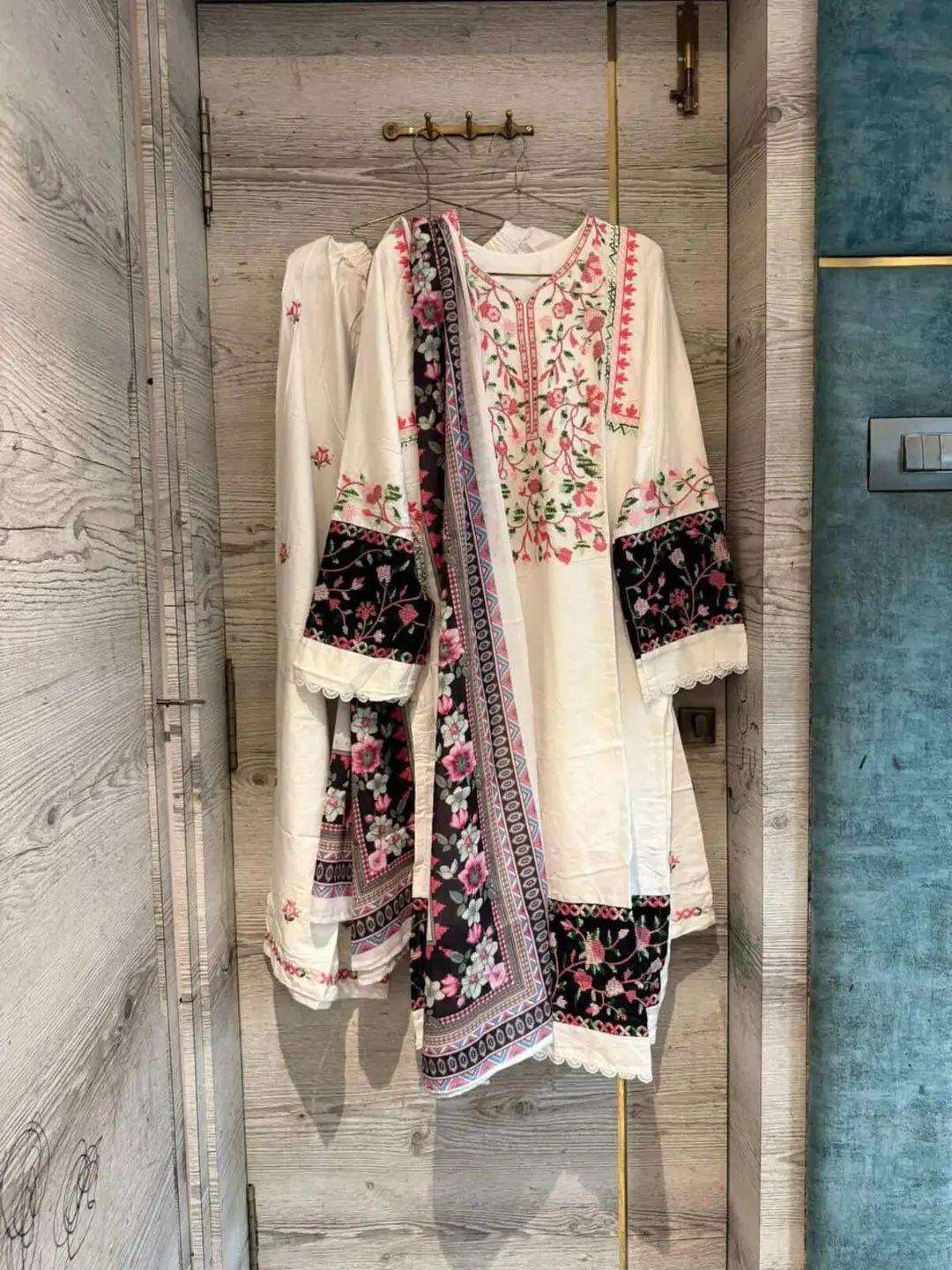 MF MARIA B HIT DESIGN COLLECTION VISCOSE DESIGNER WORK READY MADE PAKISTANI SUIT