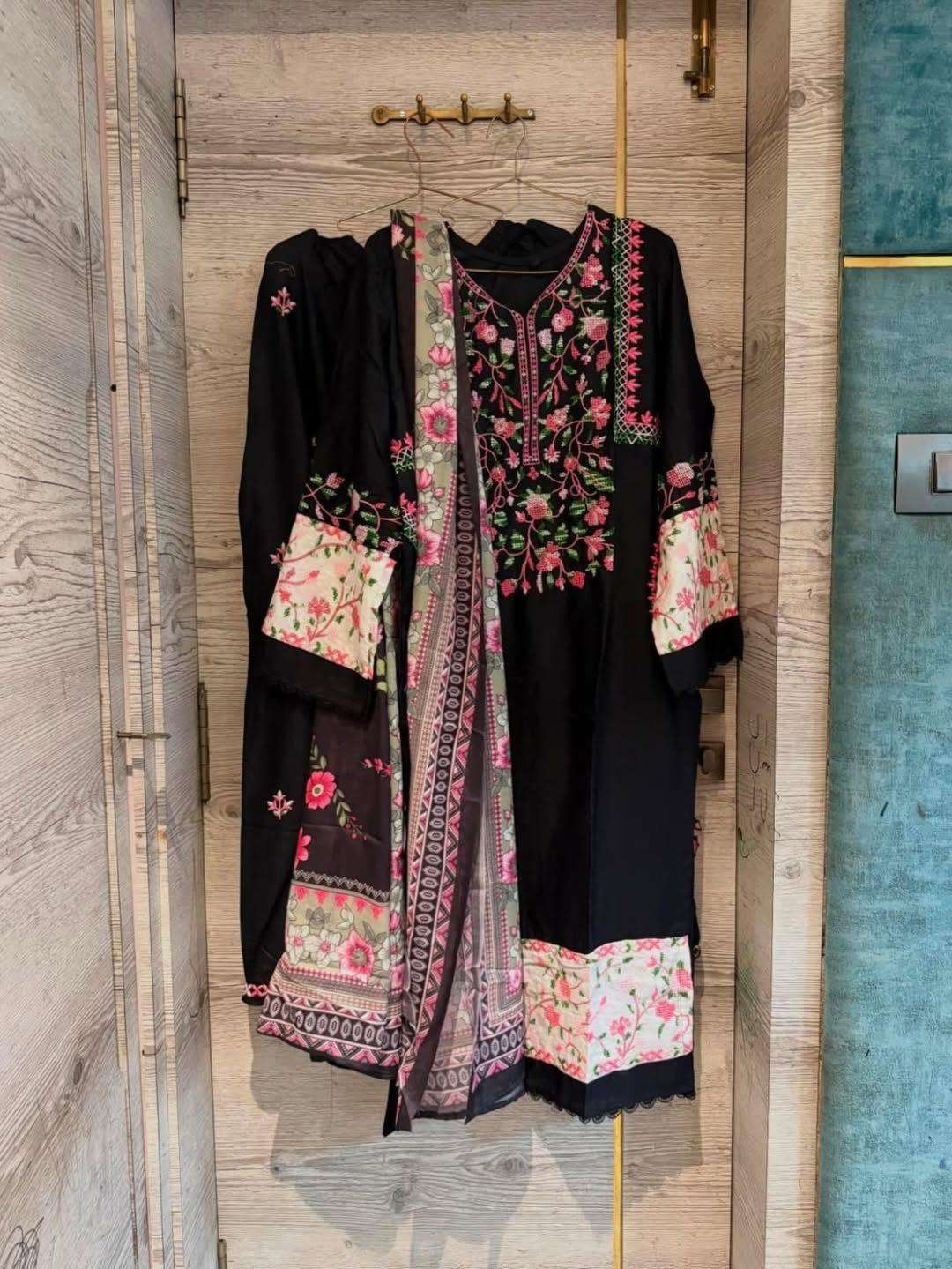 MF MARIA B HIT DESIGN COLLECTION VISCOSE DESIGNER WORK READY MADE PAKISTANI SUIT