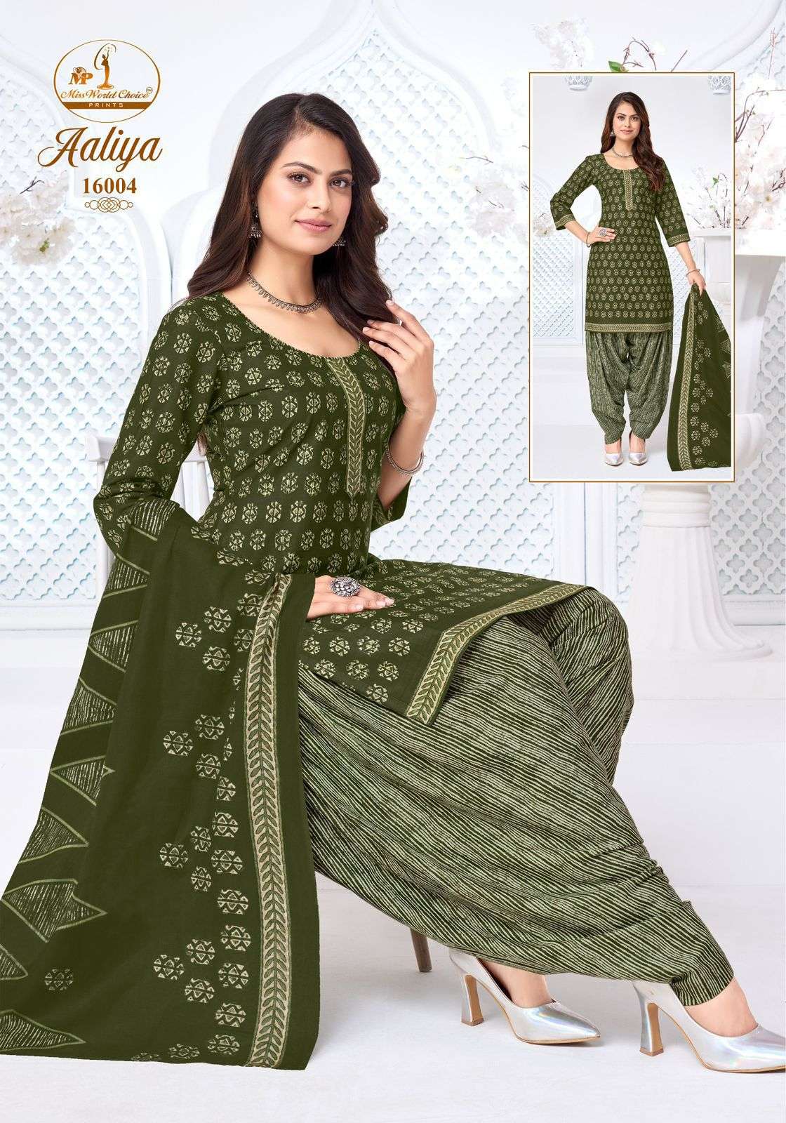 MISS WORLD CHOICE AALIYA VOL 16 COTTON PRINTED LADIES SALWAR SUIT