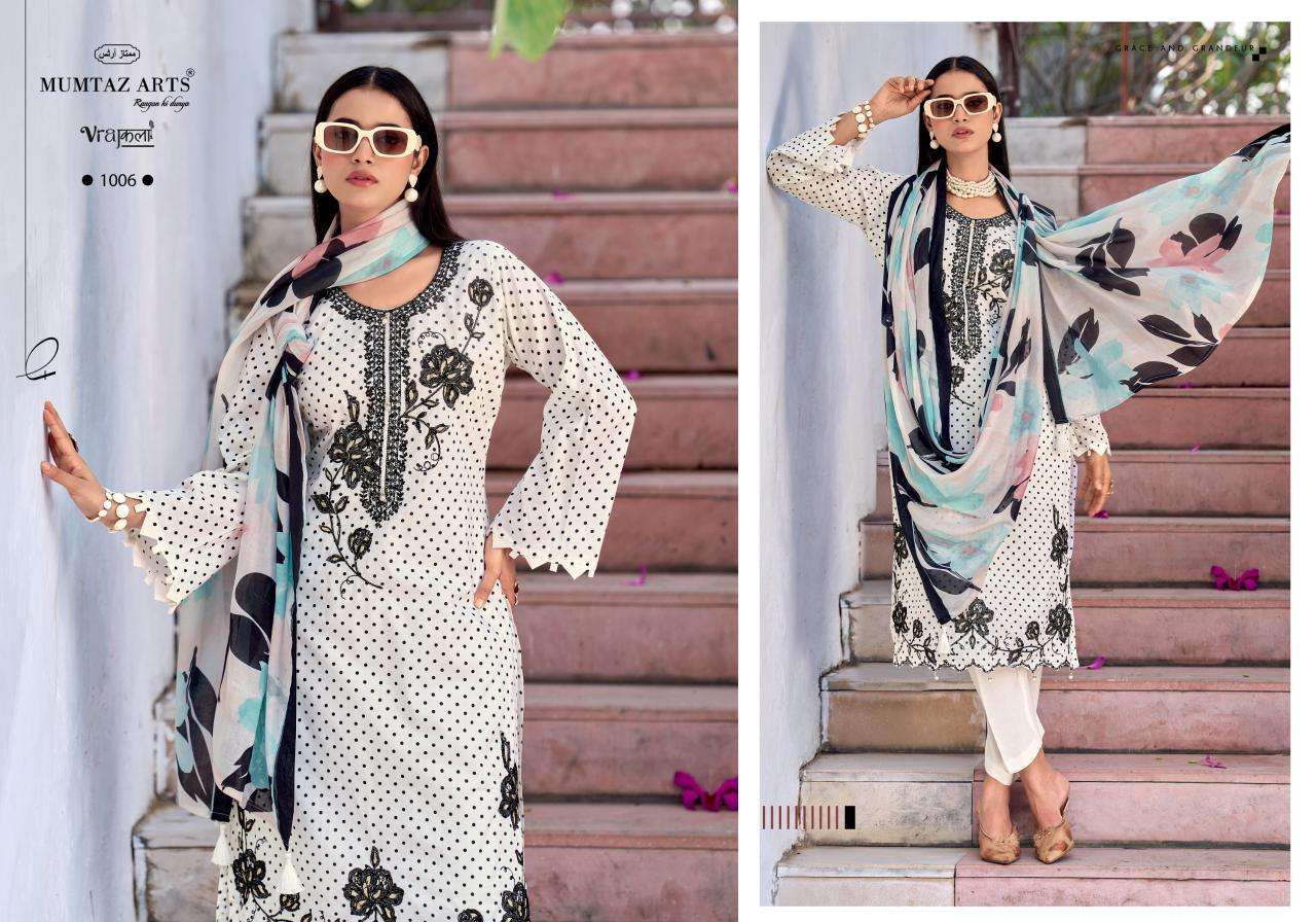MUMTAZ ARTS GEET VISCOSE DIGITAL PRINT WITH DESIGNER WORK SUIT
