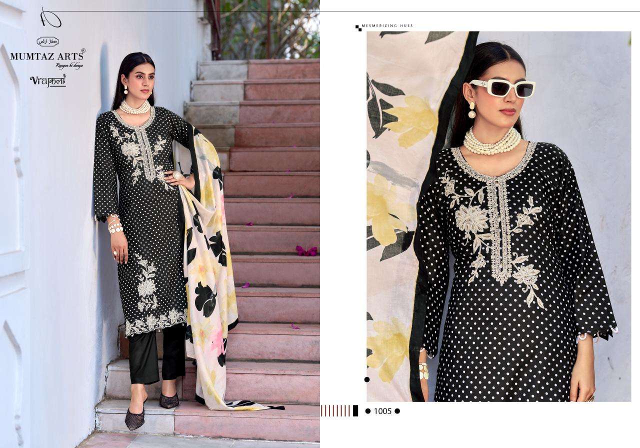 MUMTAZ ARTS GEET VISCOSE DIGITAL PRINT WITH DESIGNER WORK SUIT