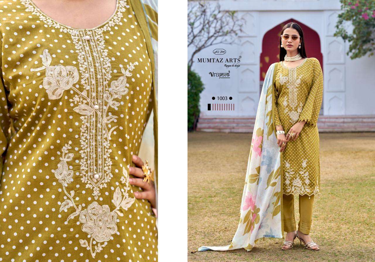 MUMTAZ ARTS GEET VISCOSE DIGITAL PRINT WITH DESIGNER WORK SUIT