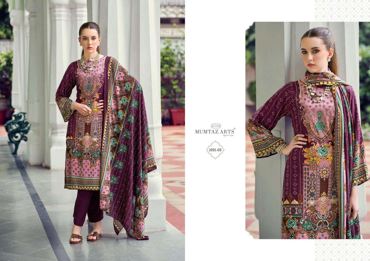 MUMTAZ ARTS MAKHMALI VISCOSE FANCY WORKS LADIES SALWAR SUIT