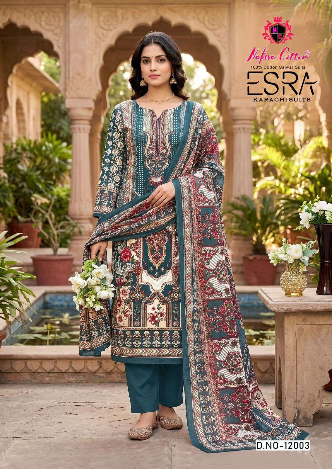 NAFISA COTTON ESRA VOL 12 COTTON DIGITAL PRINT SALWAR SUIT