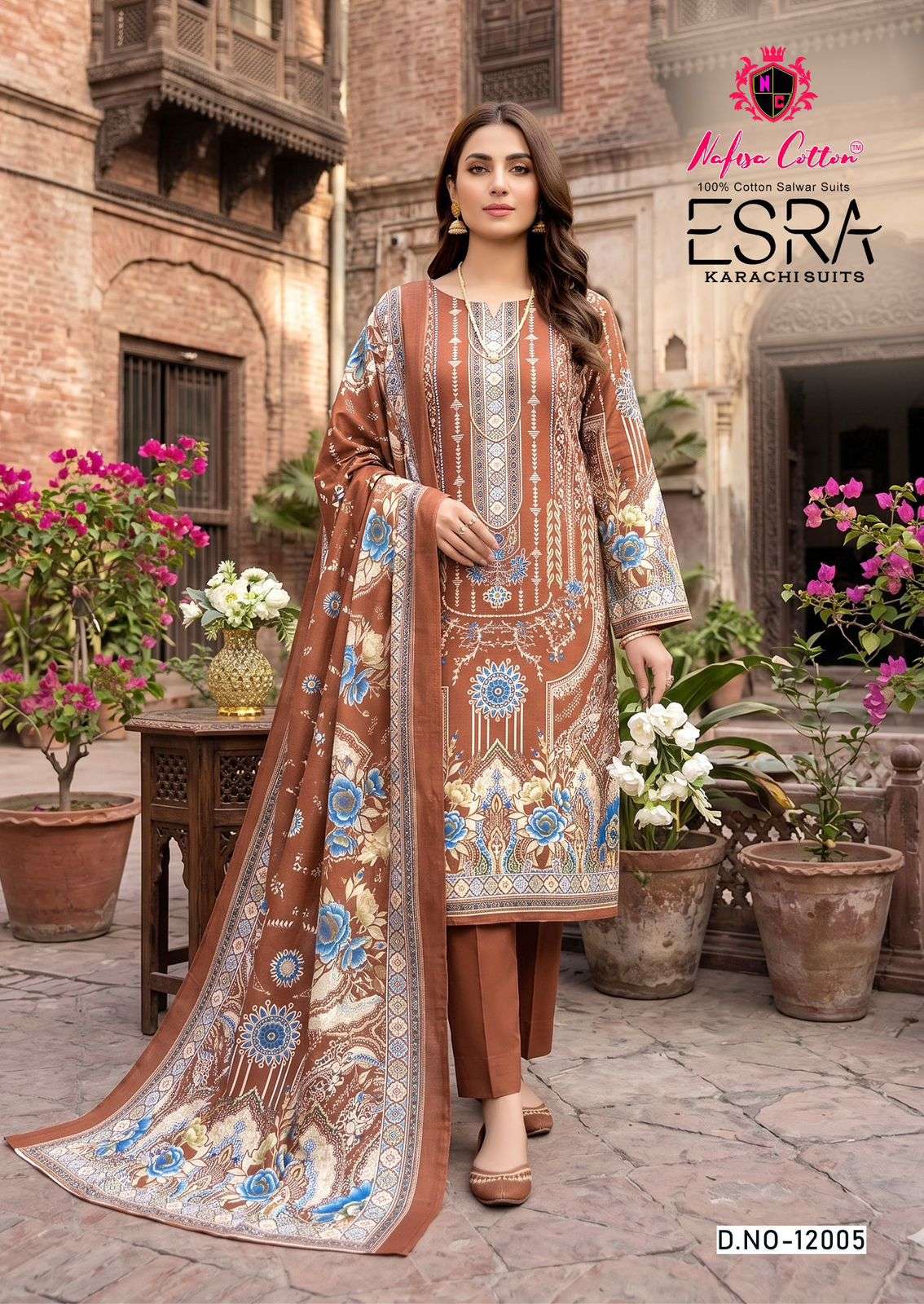 NAFISA COTTON ESRA VOL 12 COTTON DIGITAL PRINT SALWAR SUIT