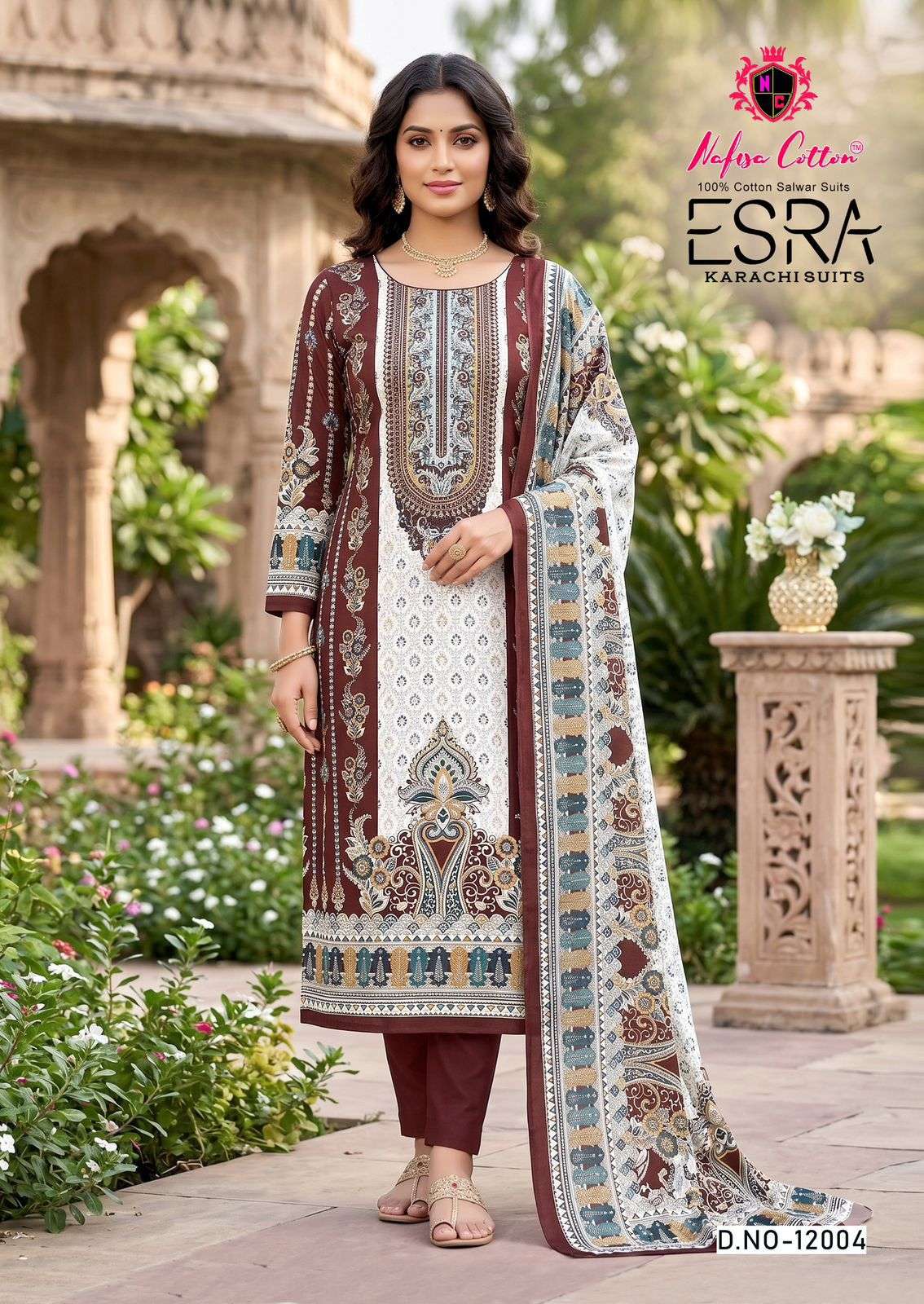 NAFISA COTTON ESRA VOL 12 COTTON DIGITAL PRINT SALWAR SUIT