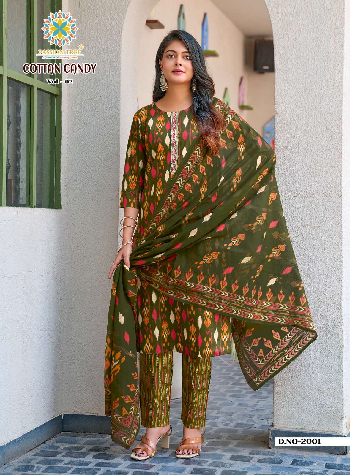PASSION TREE COTTON CANDY VOL 2 COTTON PRINT LADIES 3PCS SET COLLECTION 