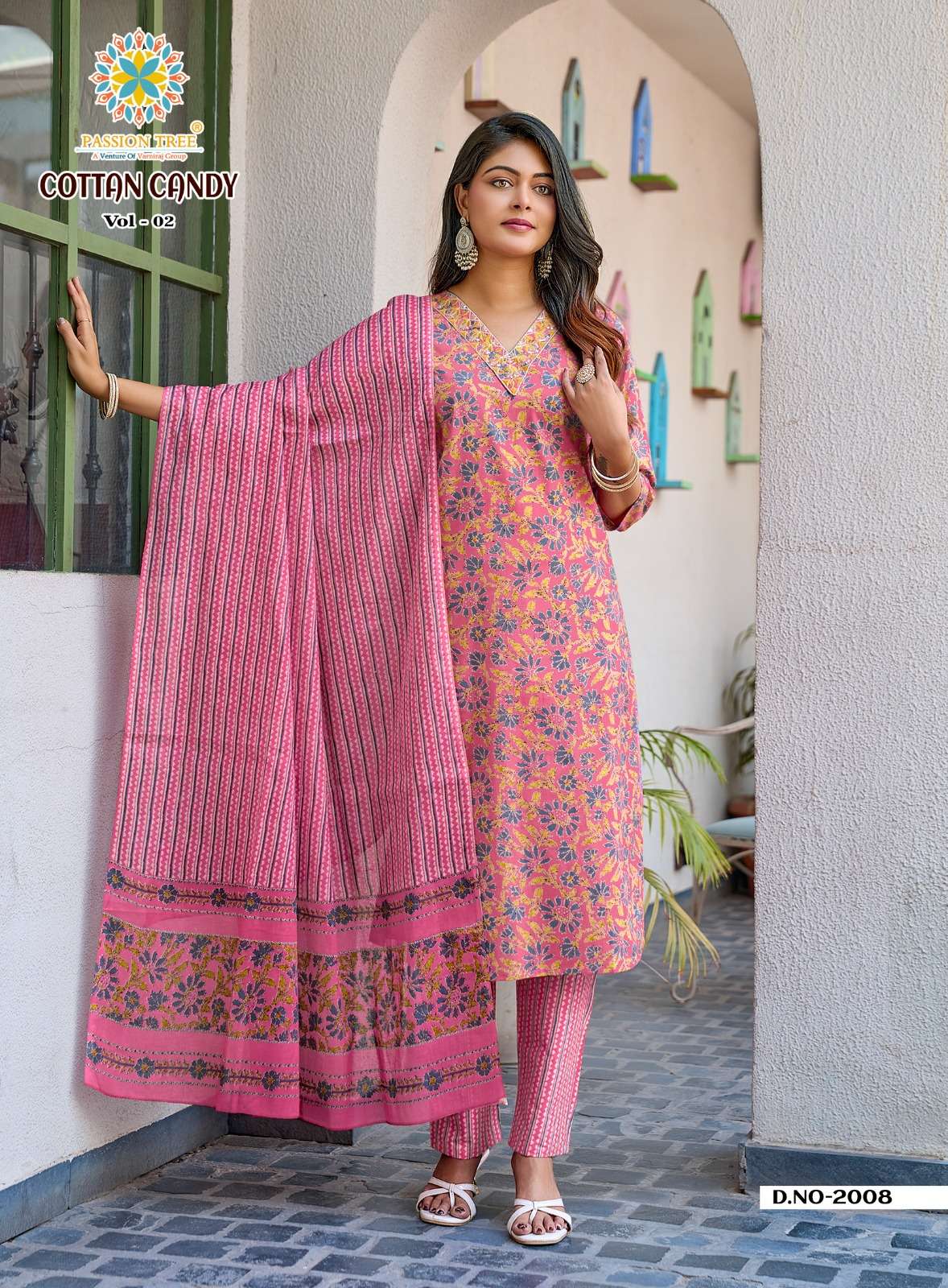 PASSION TREE COTTON CANDY VOL 2 COTTON PRINT LADIES 3PCS SET COLLECTION 