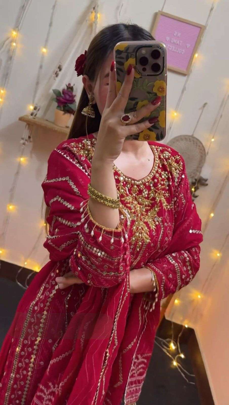 PD 1050 GEORGETTE BEAUTIFUL DESIGNER LOOK PARTY WEAR LADIES SUIT 