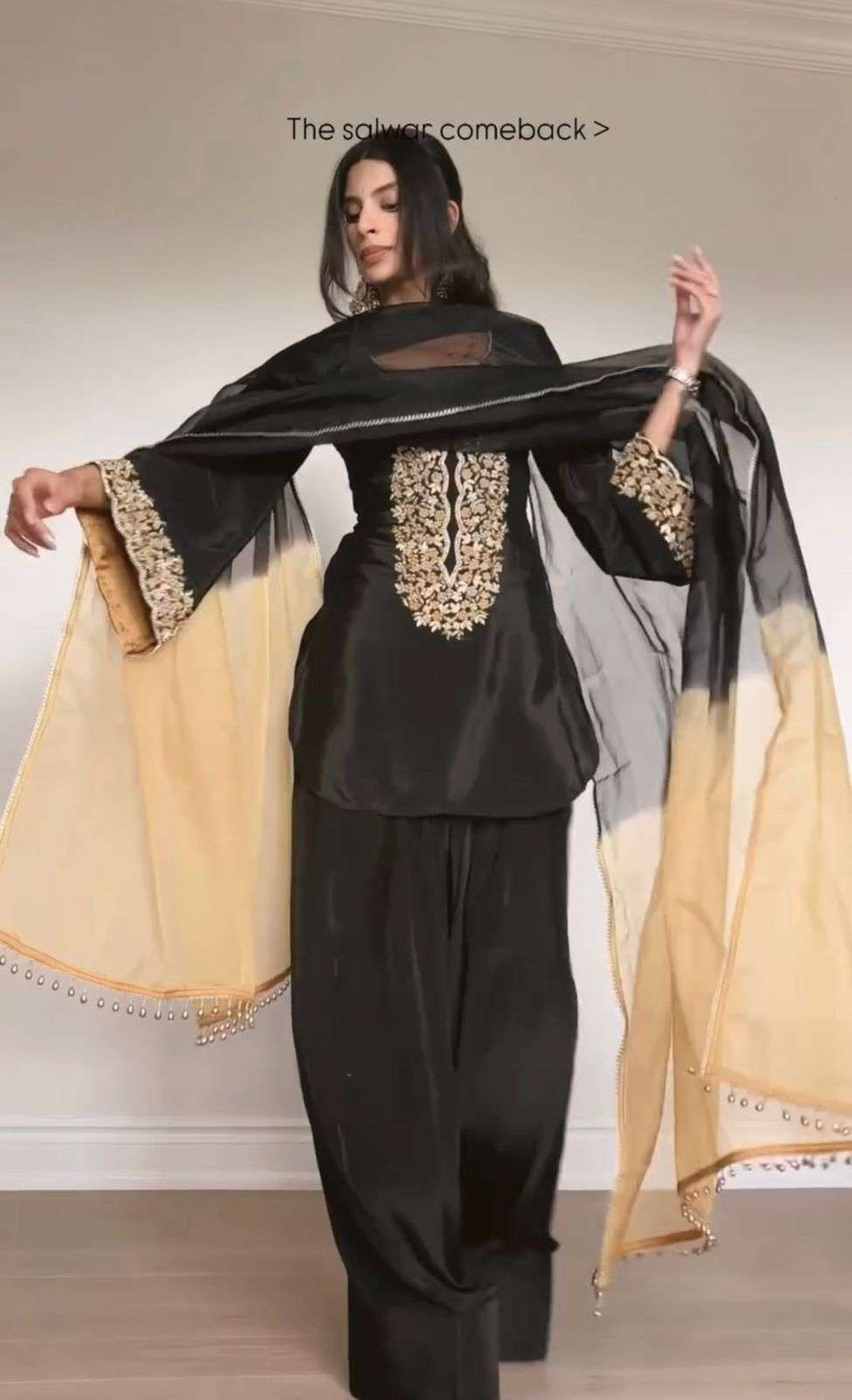 PD 1132 SATIN HEAVY EMBROIDERY DESIGNER PARTY WEAR LOOK LADIES SUIT