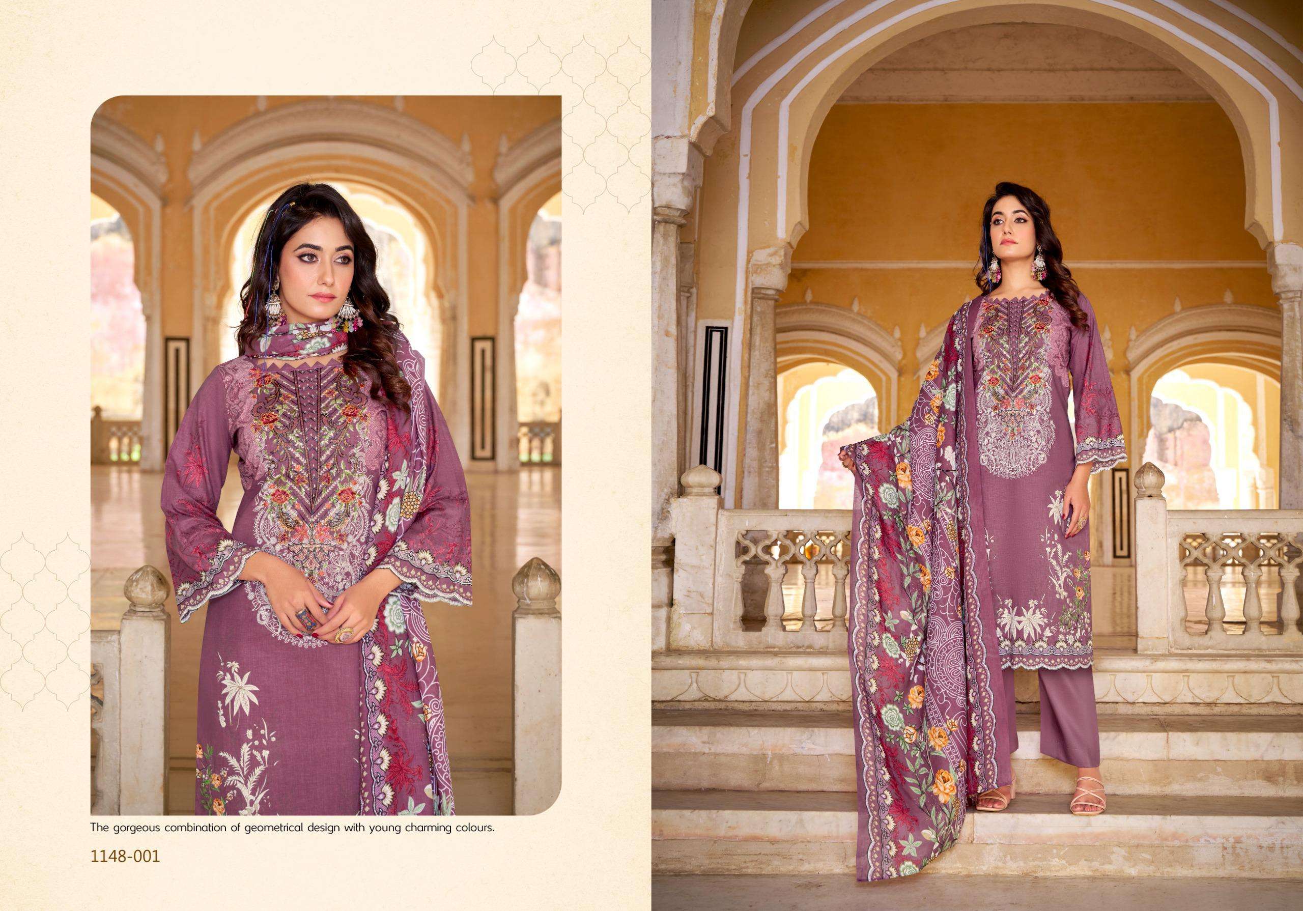 ROMANI AARZU VOL 32 COTTON DIGITAL PRINTS WITH FANCY WORK SUIT