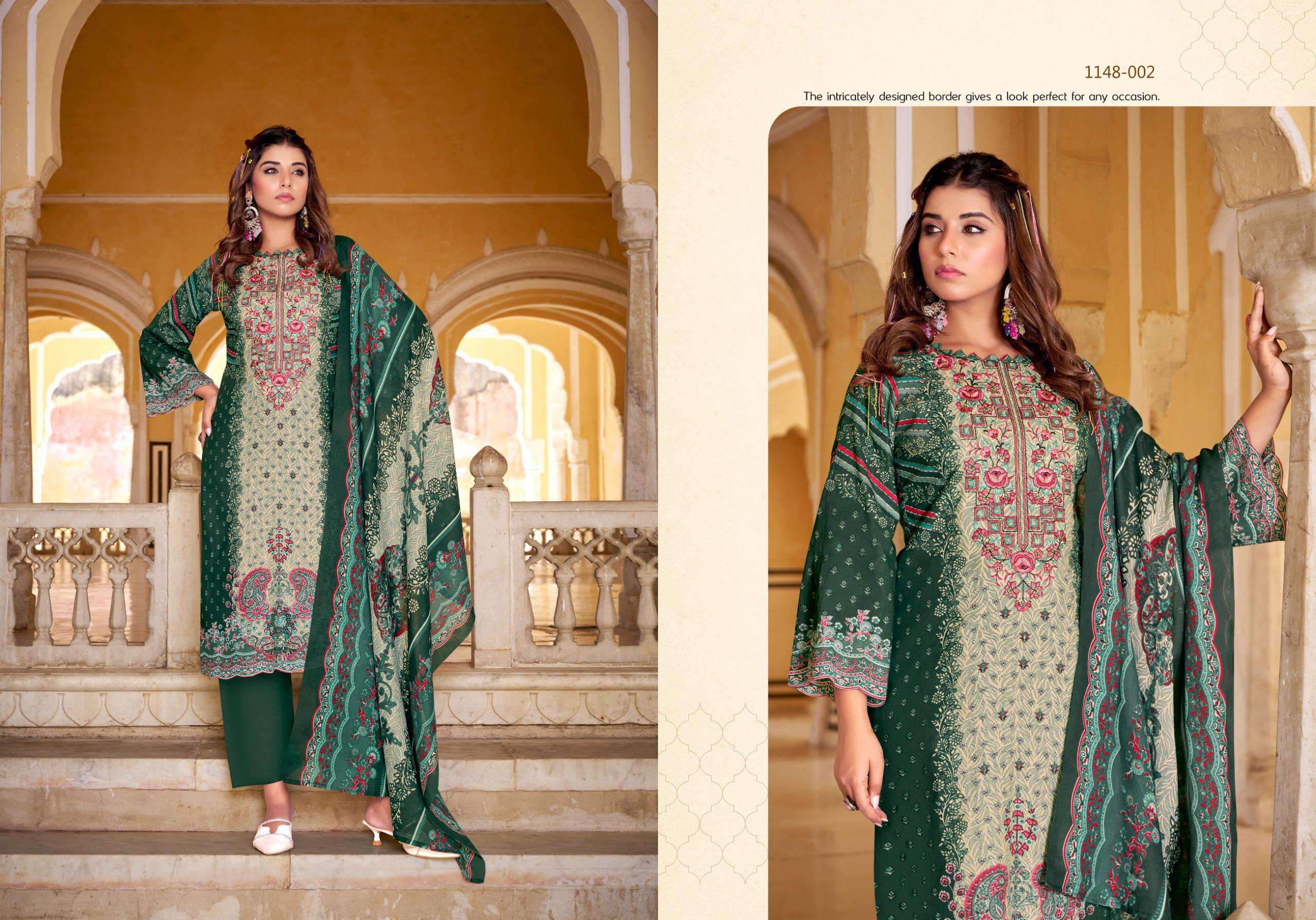 ROMANI AARZU VOL 32 COTTON DIGITAL PRINTS WITH FANCY WORK SUIT