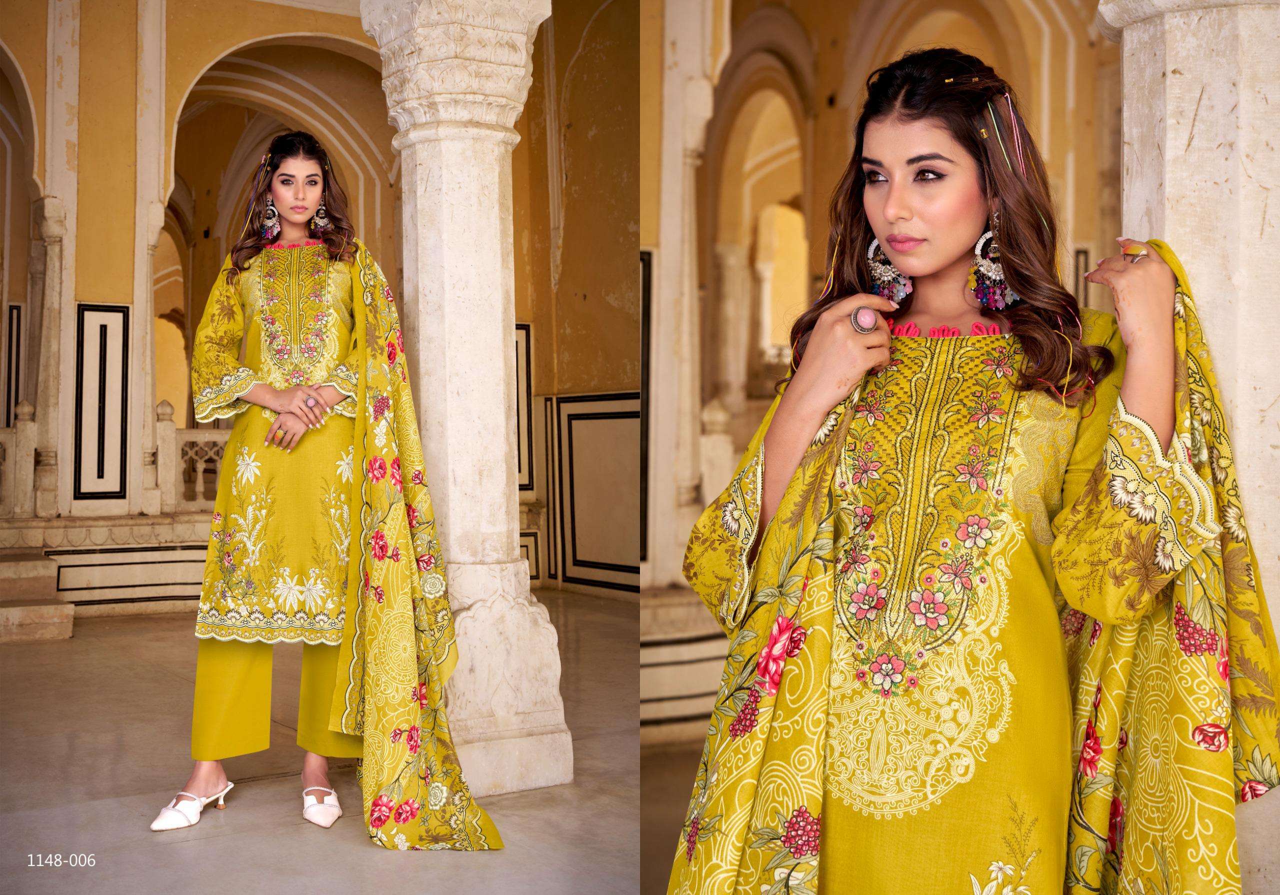 ROMANI AARZU VOL 32 COTTON DIGITAL PRINTS WITH FANCY WORK SUIT