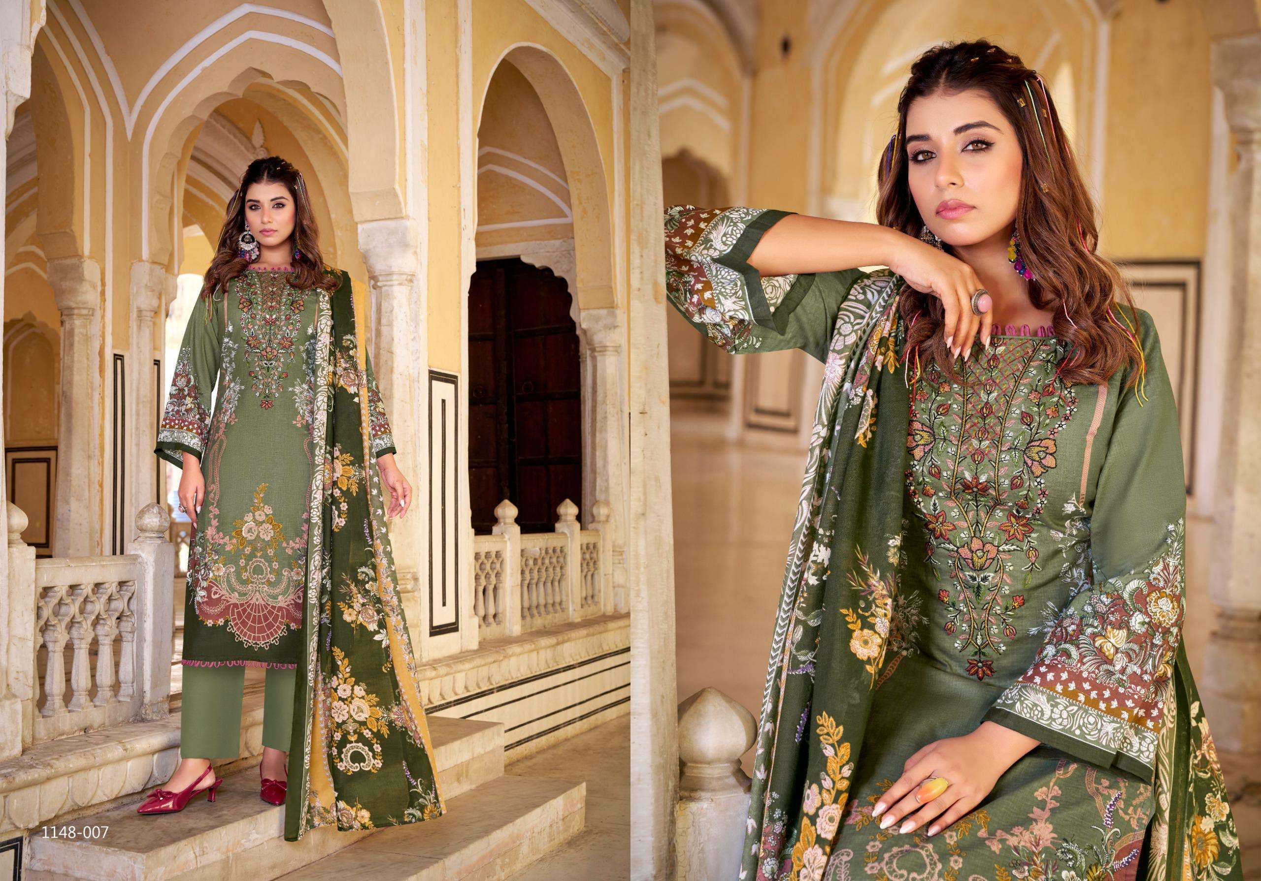 ROMANI AARZU VOL 32 COTTON DIGITAL PRINTS WITH FANCY WORK SUIT