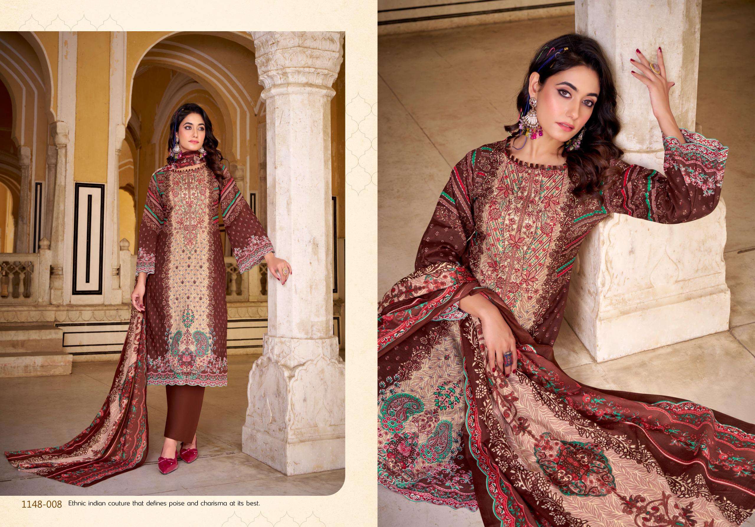ROMANI AARZU VOL 32 COTTON DIGITAL PRINTS WITH FANCY WORK SUIT