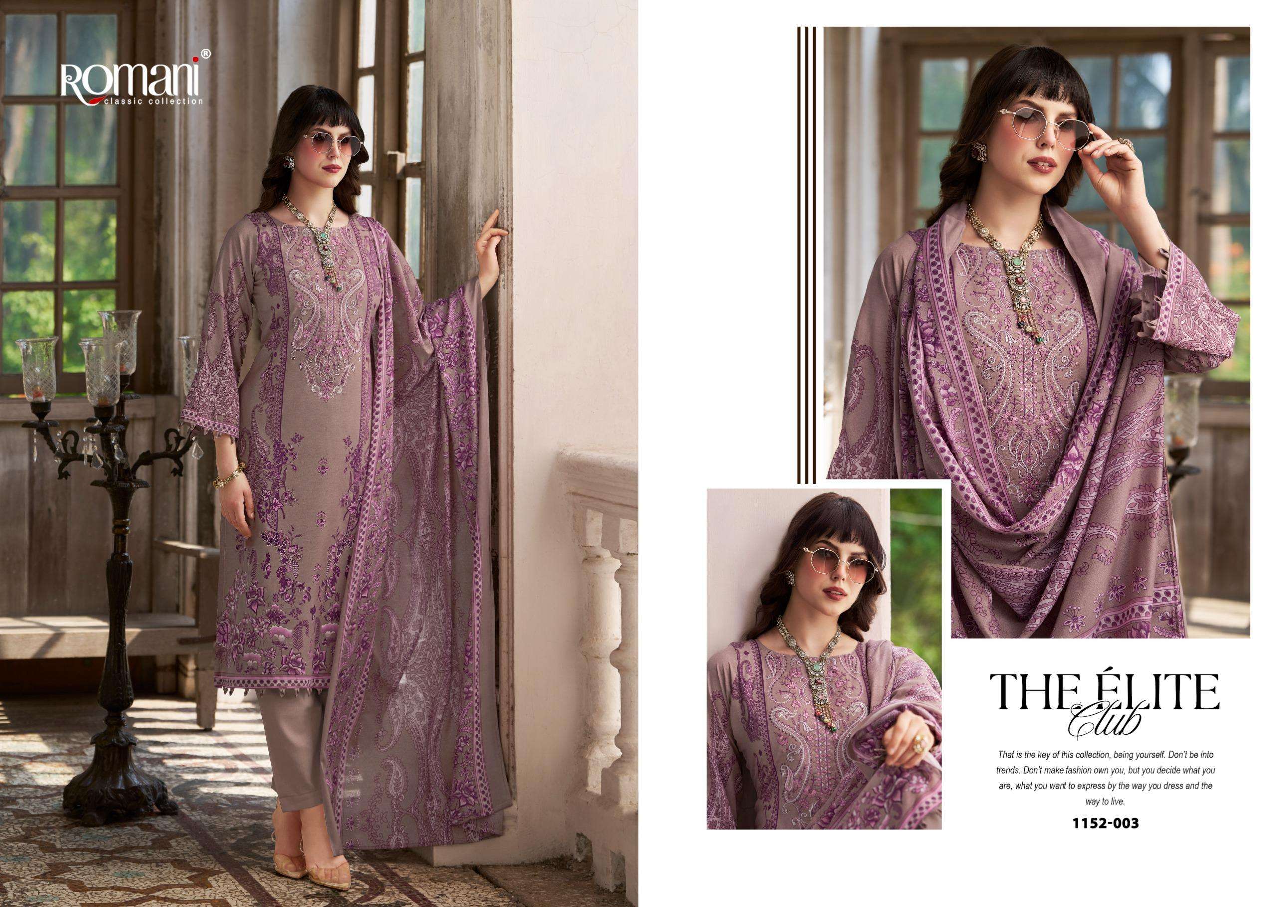 ROMANI AARZU VOL 33 COTTON DIGITAL PRINTS WITH FANCY WORK SUIT