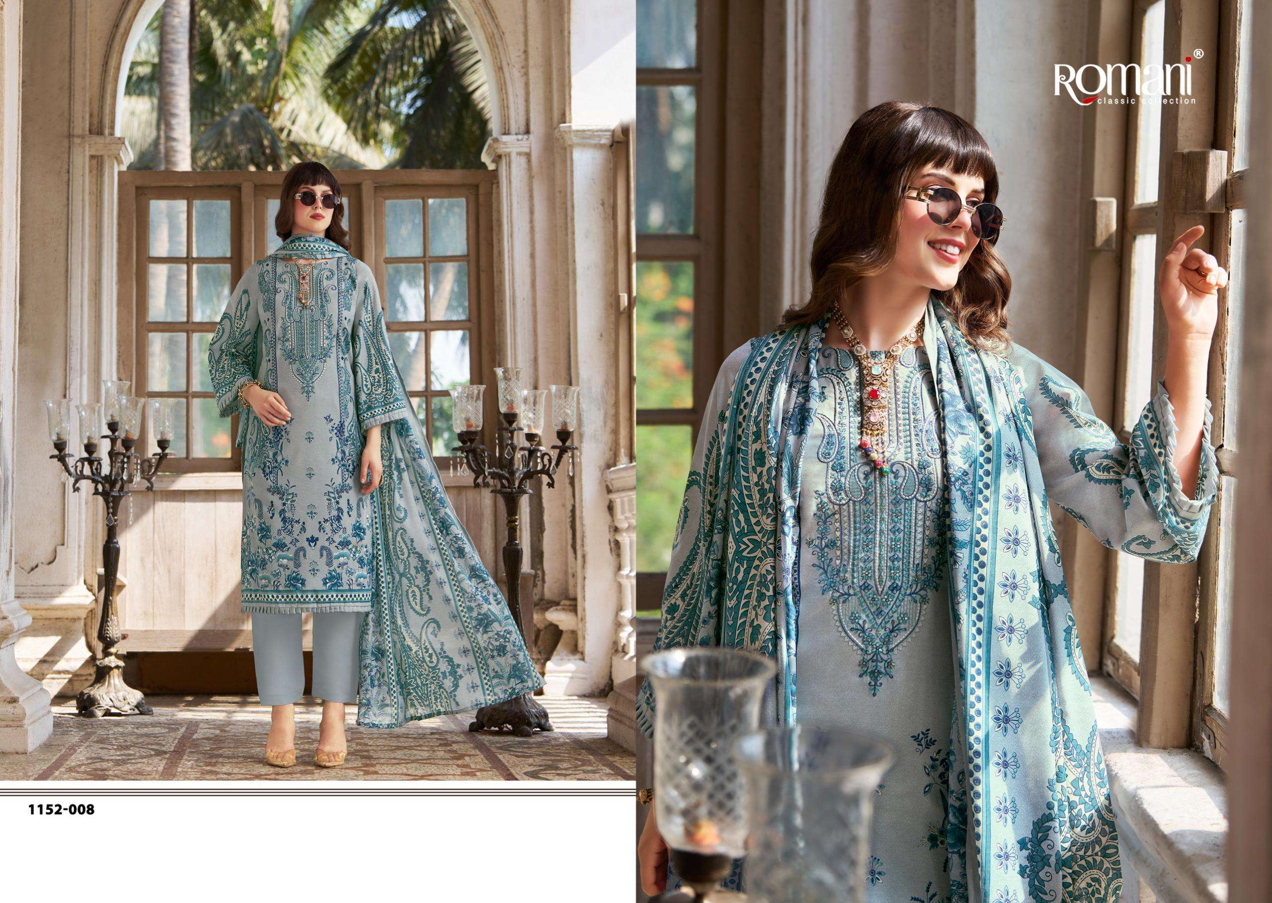ROMANI AARZU VOL 33 COTTON DIGITAL PRINTS WITH FANCY WORK SUIT