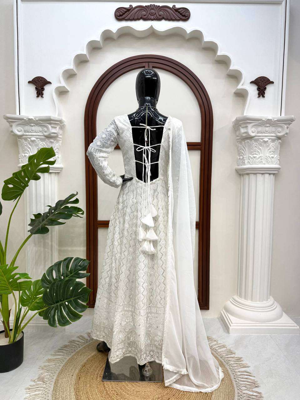 RTC 6023 GEORGETTE GORGEOUS DESIGNER LOOK PARTY WEAR ANARKALI GOWN STYLE DRESS