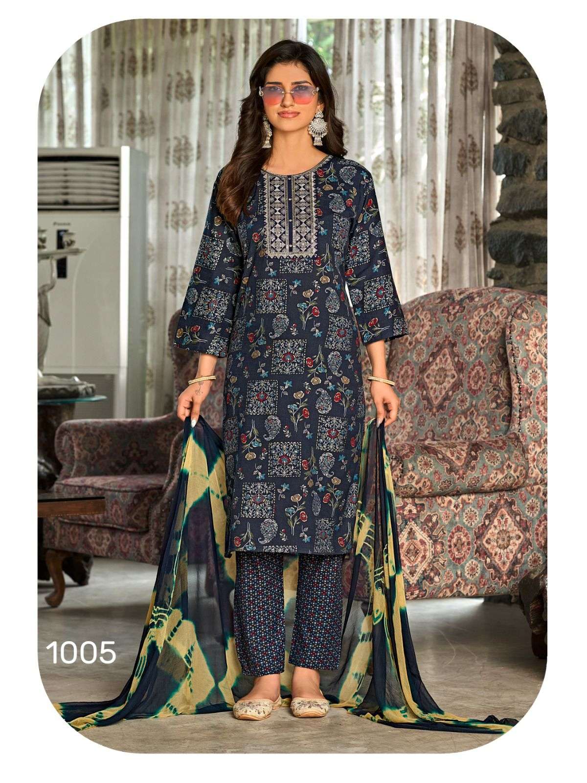 SANKHESWER IMPEX DRY FRUIT VOL 1 CAPSULE PRINT FANCY LADIES 3PCS SET COLLECTION 