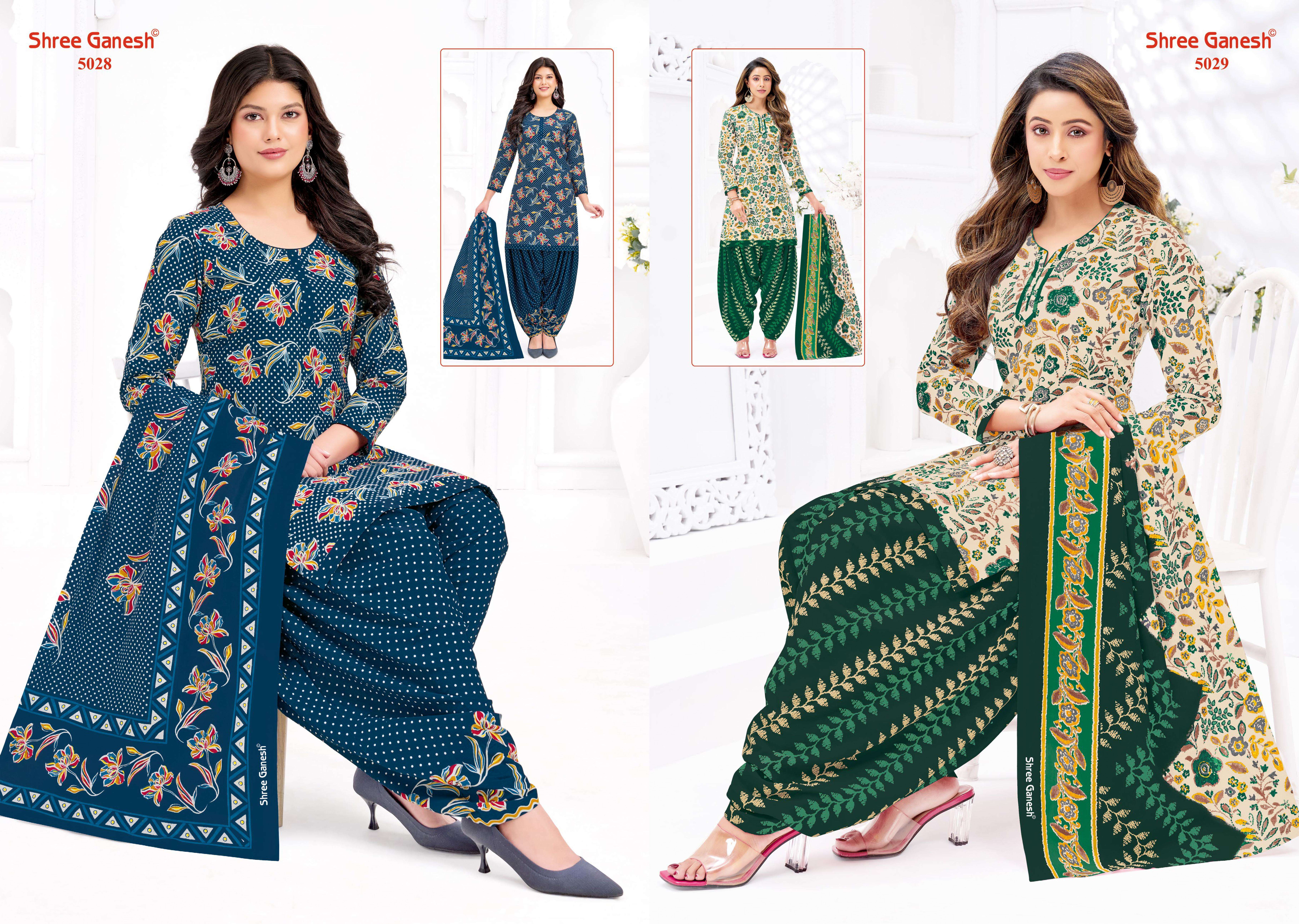 SHREE GANESH HANSIKA VOL 30 COTTON PRINTED PATIYALA SUIT