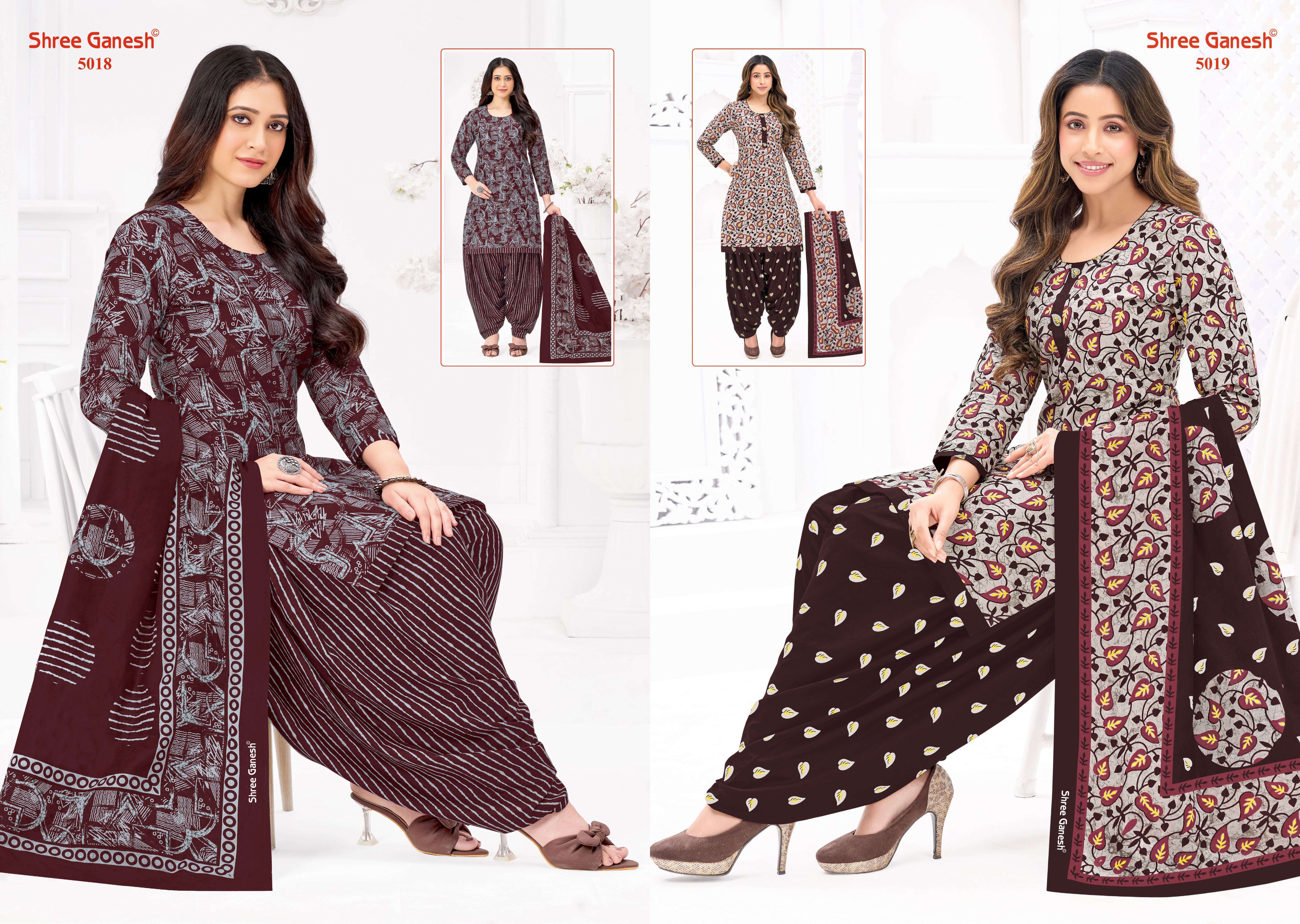 SHREE GANESH HANSIKA VOL 30 COTTON PRINTED PATIYALA SUIT