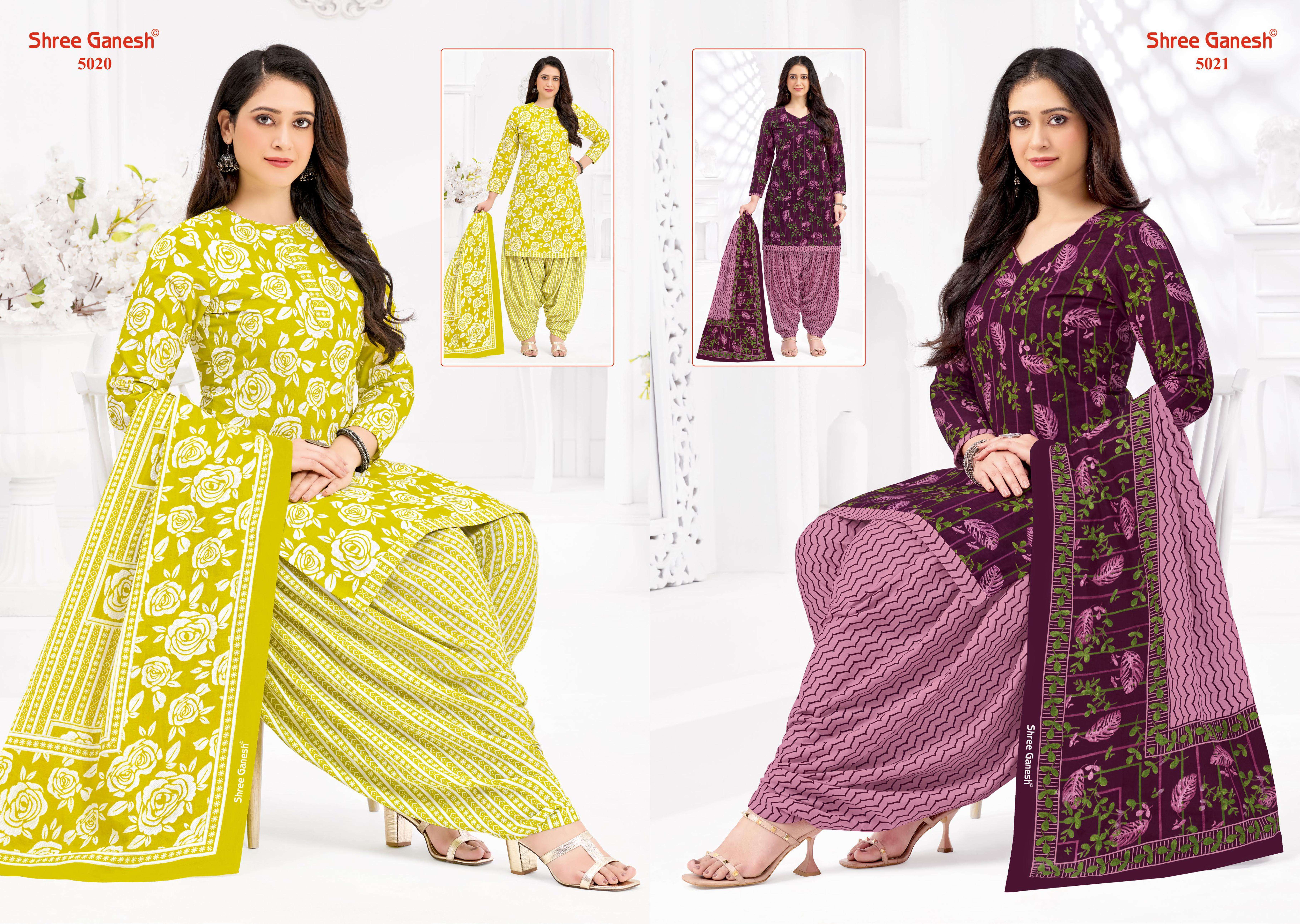 SHREE GANESH HANSIKA VOL 30 COTTON PRINTED PATIYALA SUIT