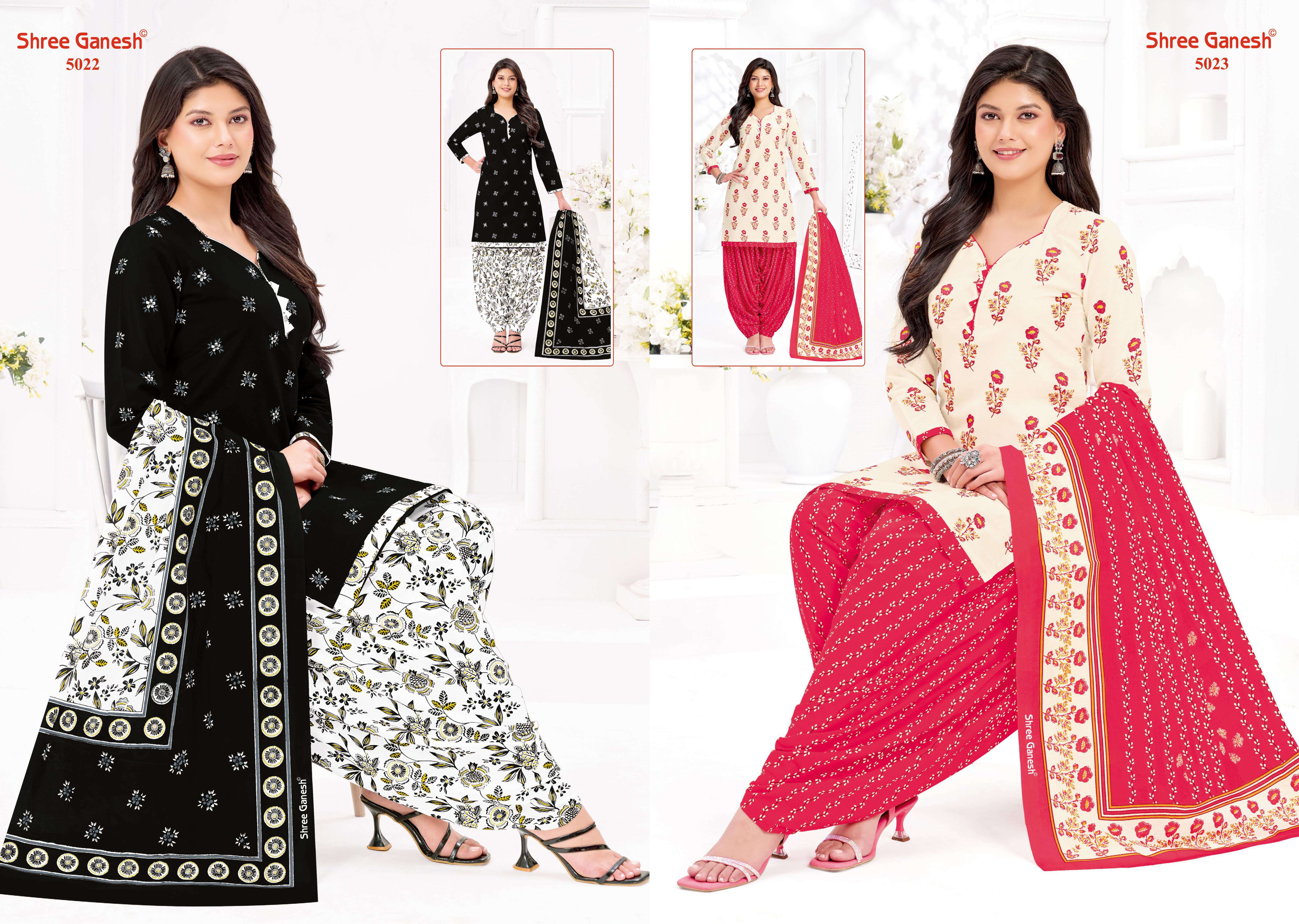 SHREE GANESH HANSIKA VOL 30 COTTON PRINTED PATIYALA SUIT