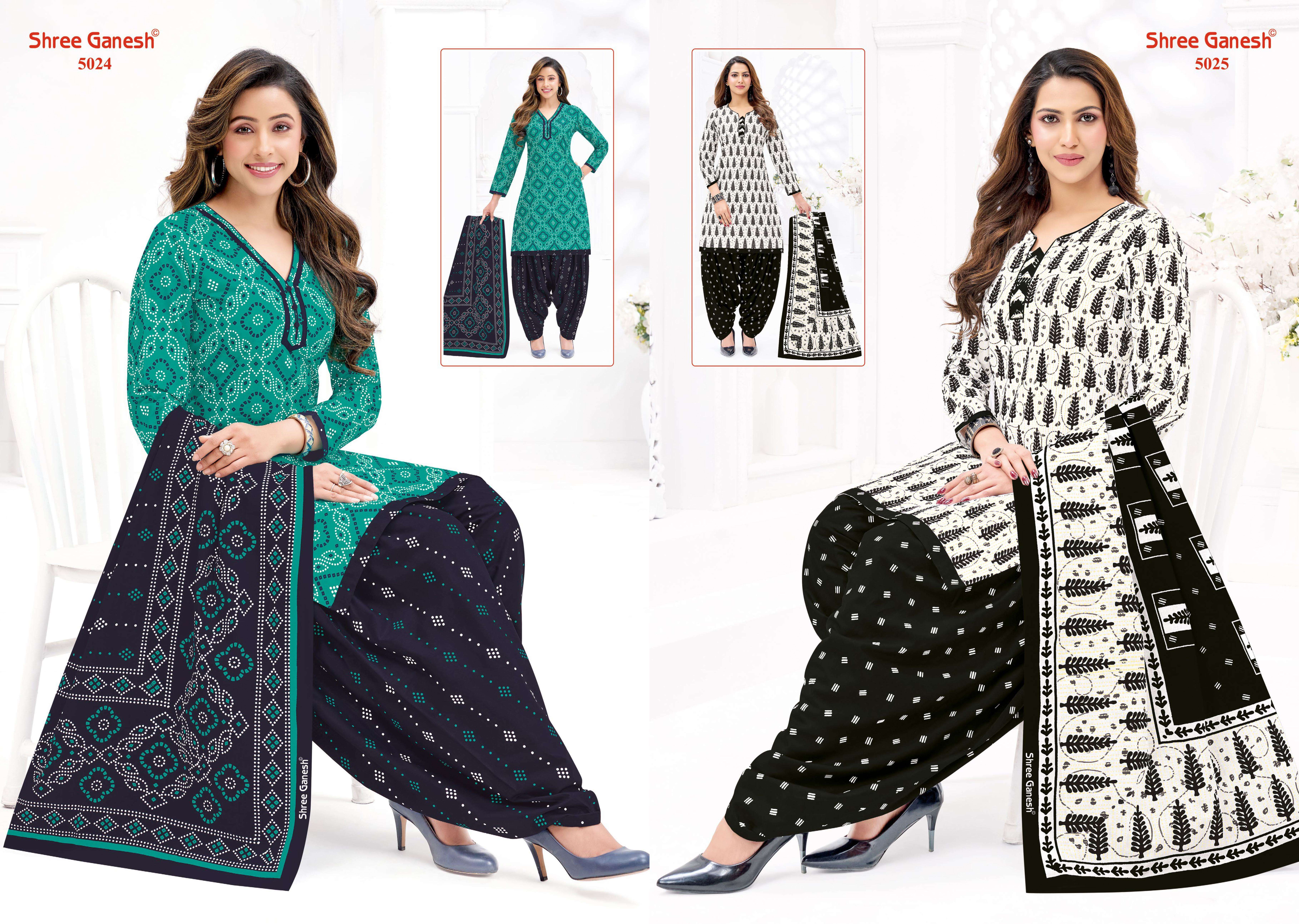 SHREE GANESH HANSIKA VOL 30 COTTON PRINTED PATIYALA SUIT