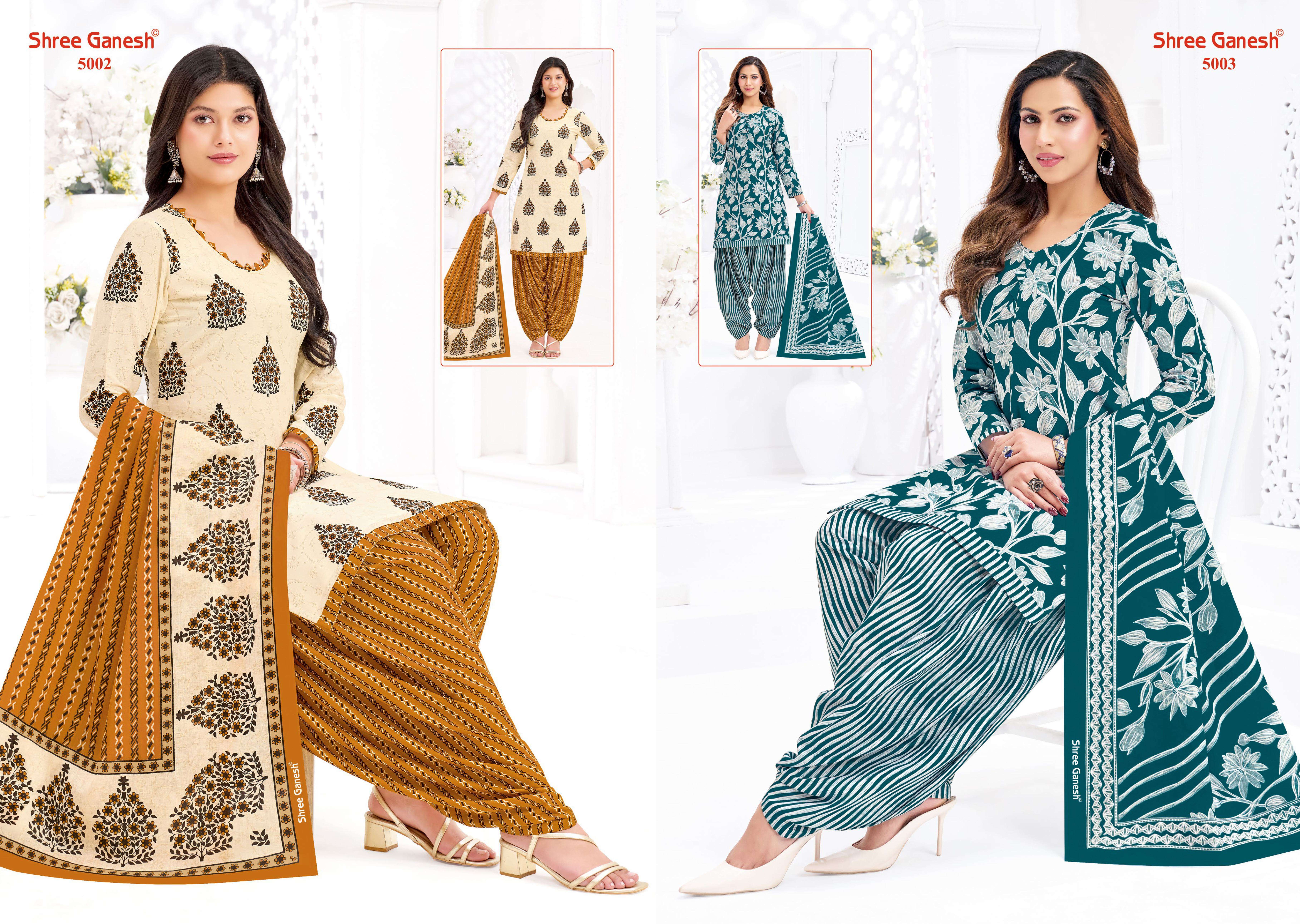 SHREE GANESH HANSIKA VOL 30 COTTON PRINTED PATIYALA SUIT