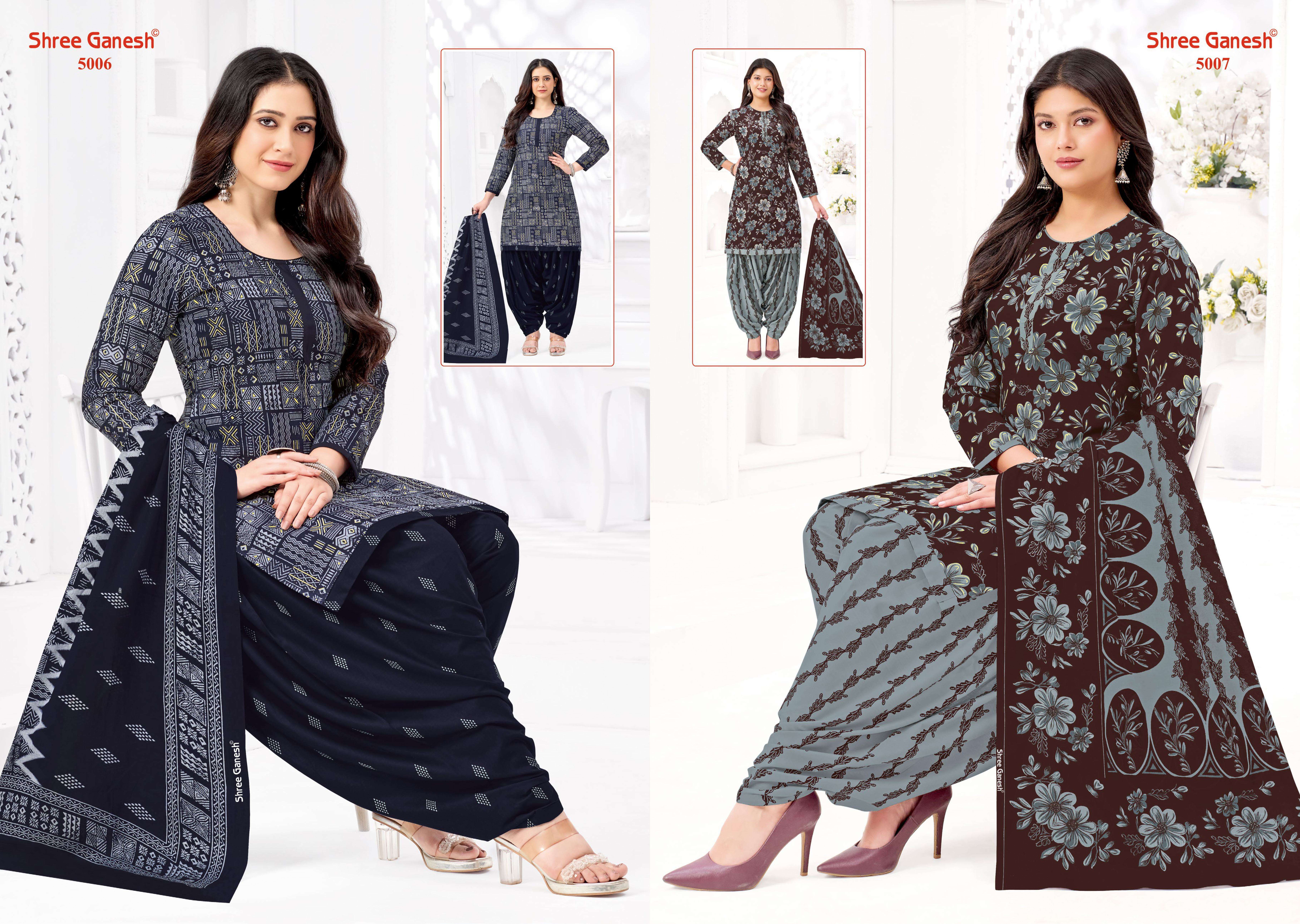 SHREE GANESH HANSIKA VOL 30 COTTON PRINTED PATIYALA SUIT