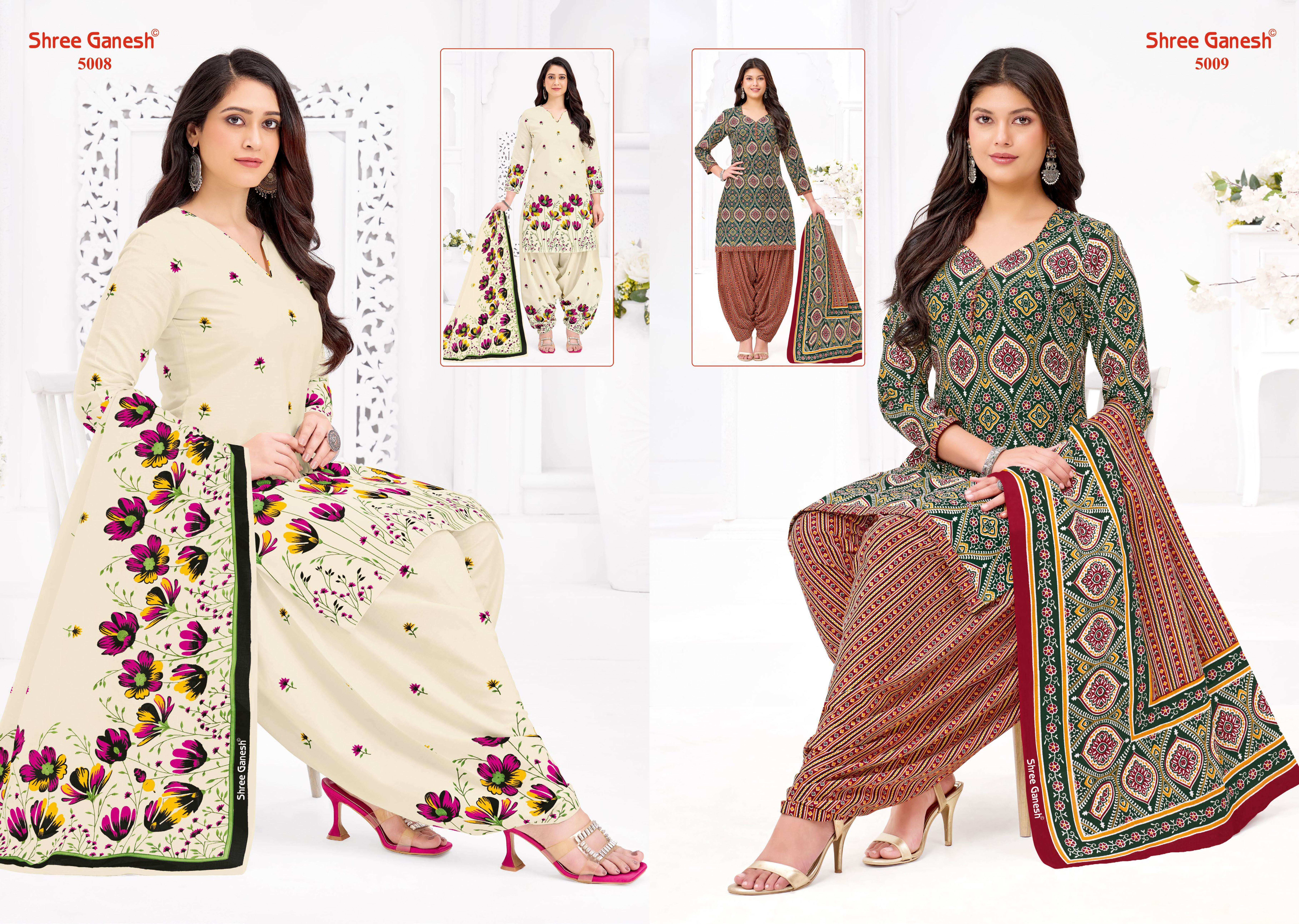 SHREE GANESH HANSIKA VOL 30 COTTON PRINTED PATIYALA SUIT