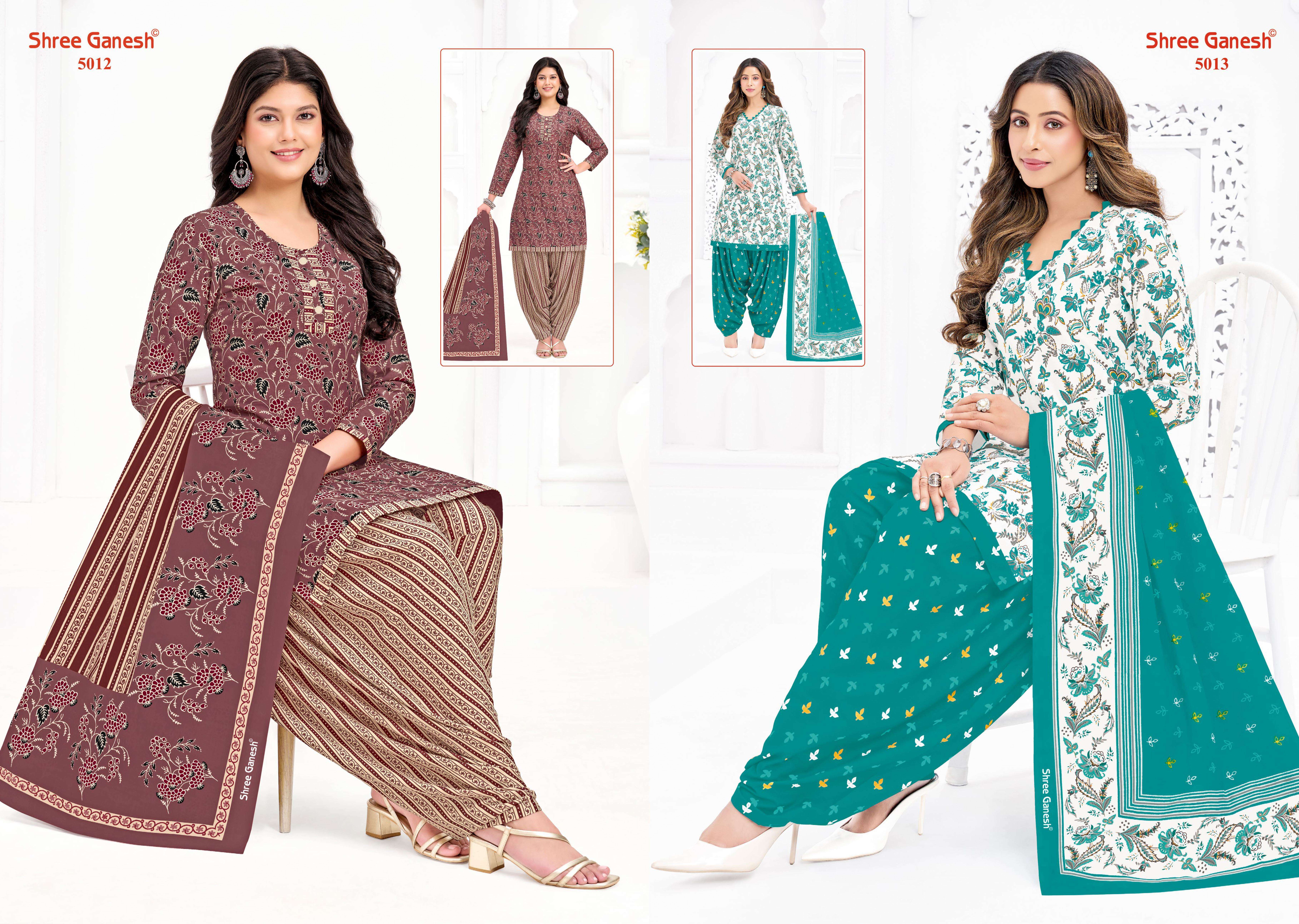 SHREE GANESH HANSIKA VOL 30 COTTON PRINTED PATIYALA SUIT