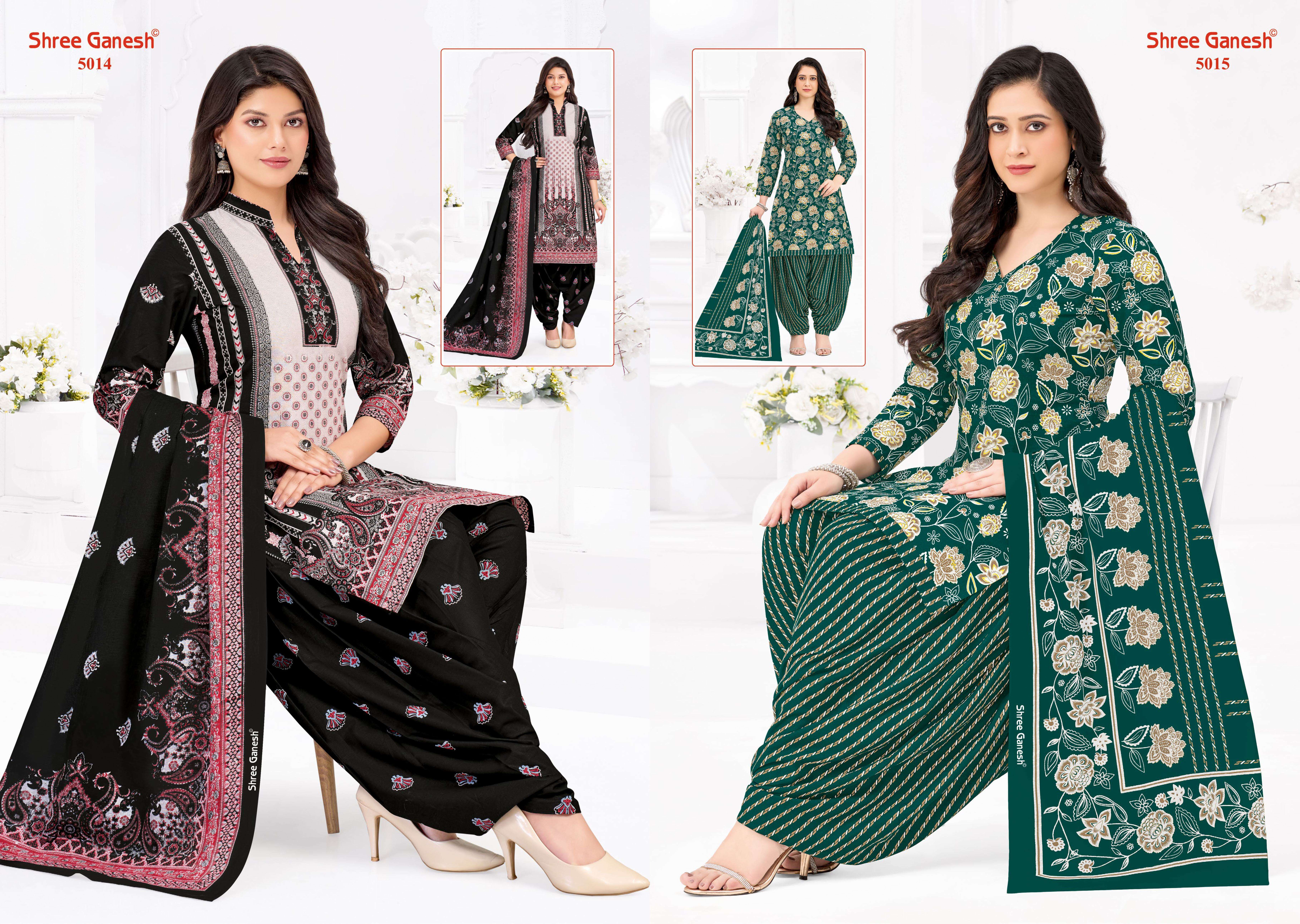 SHREE GANESH HANSIKA VOL 30 COTTON PRINTED PATIYALA SUIT
