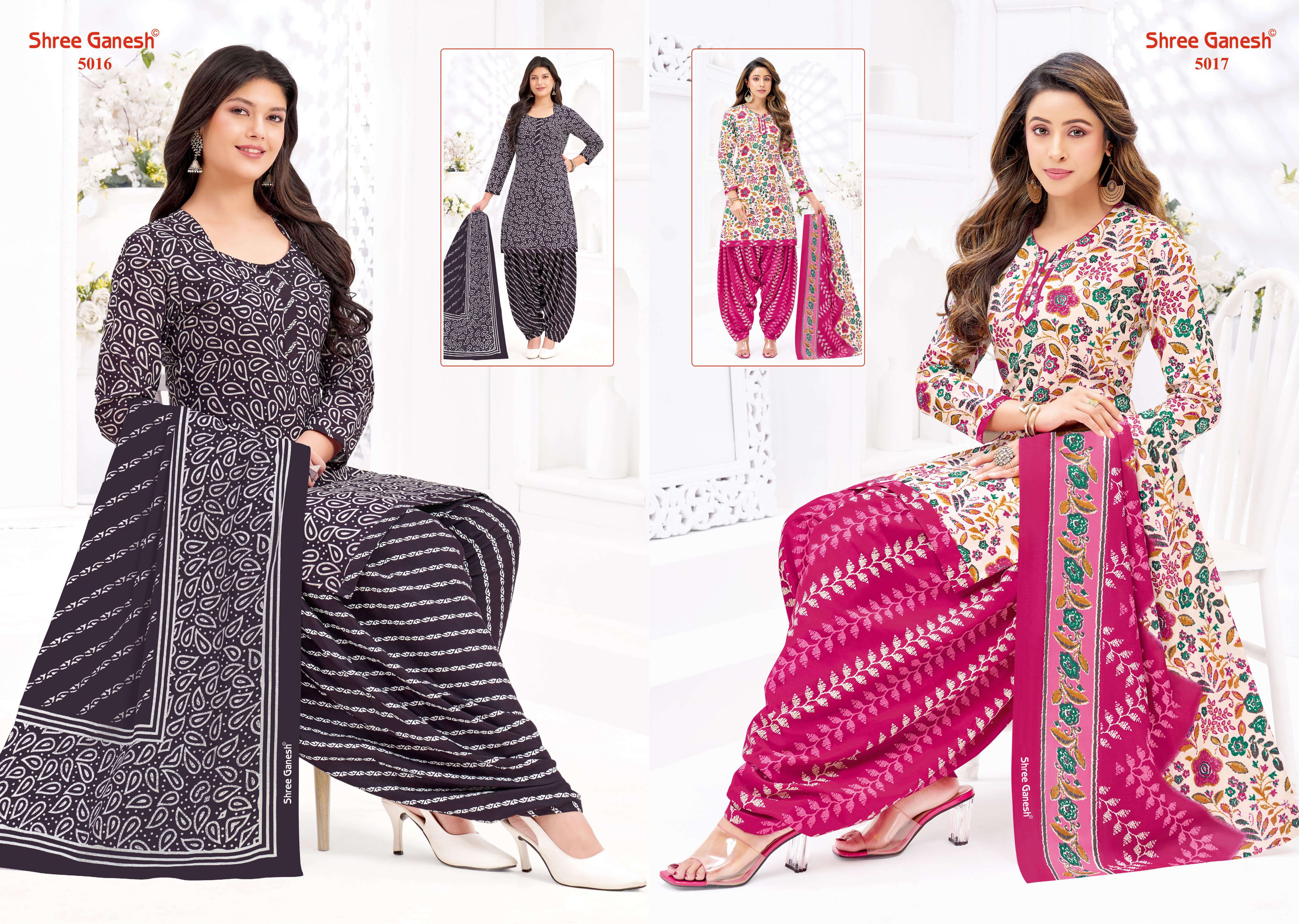 SHREE GANESH HANSIKA VOL 30 COTTON PRINTED PATIYALA SUIT