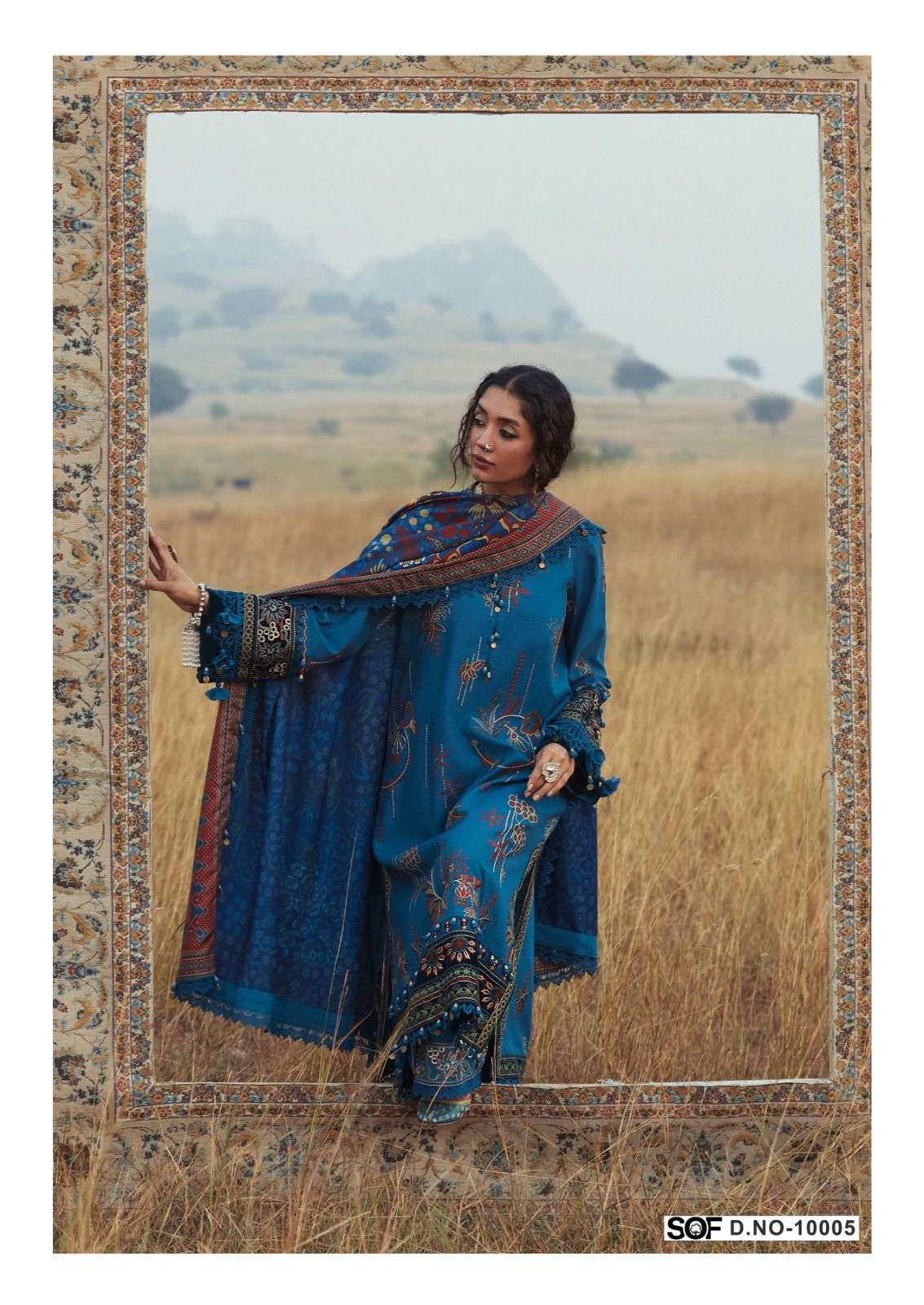 SHREE OM FAB ALIYA B VOL 10 LAWN COTTON DIGITAL PRINTS SALWAR SUIT	
