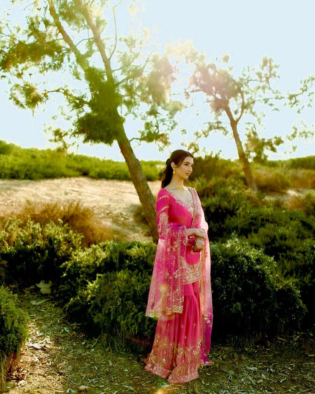 SR 1670 GEORGETTE HEAVY DESIGNER WEDDING WEAR LADIES SUIT 