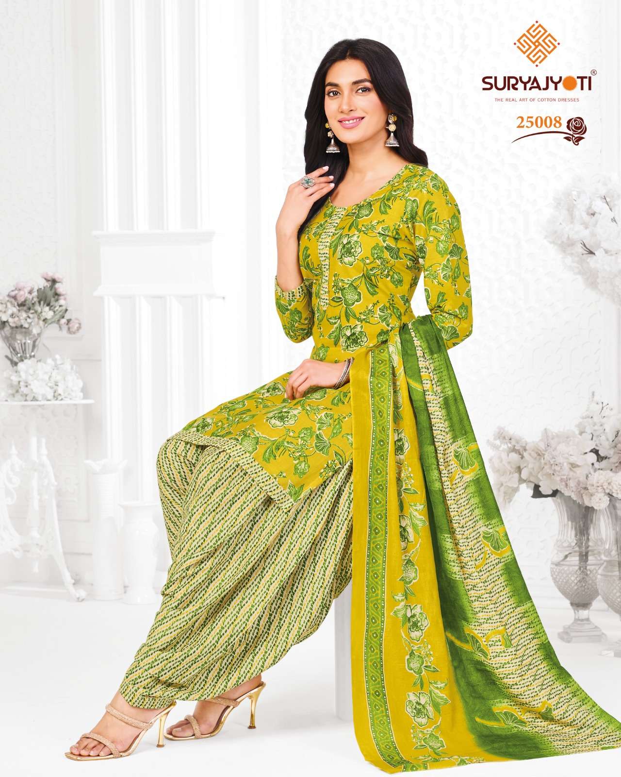 SURYAJYOTI SUI DHAGA VOL 25 COTTON READY MADE PATIYALA SUIT